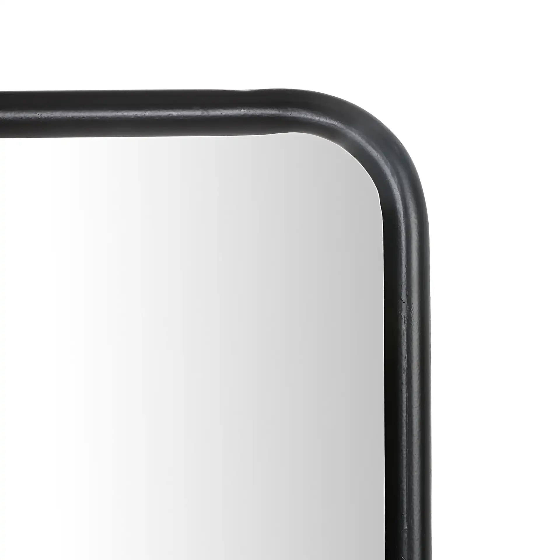 Trinsy Mirror in Black in a styled room