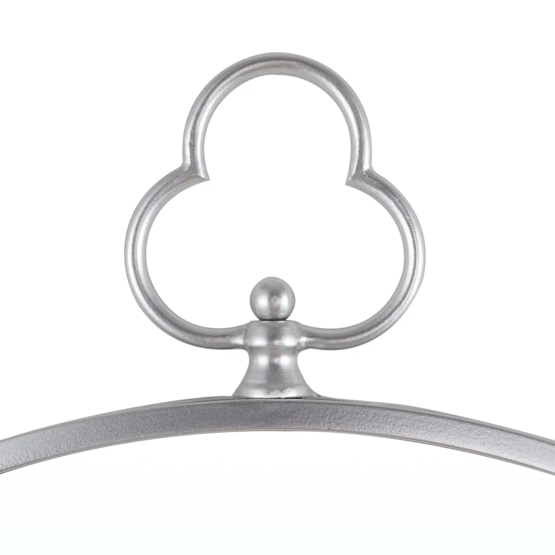 Cosra Mirror in Silver in a styled room