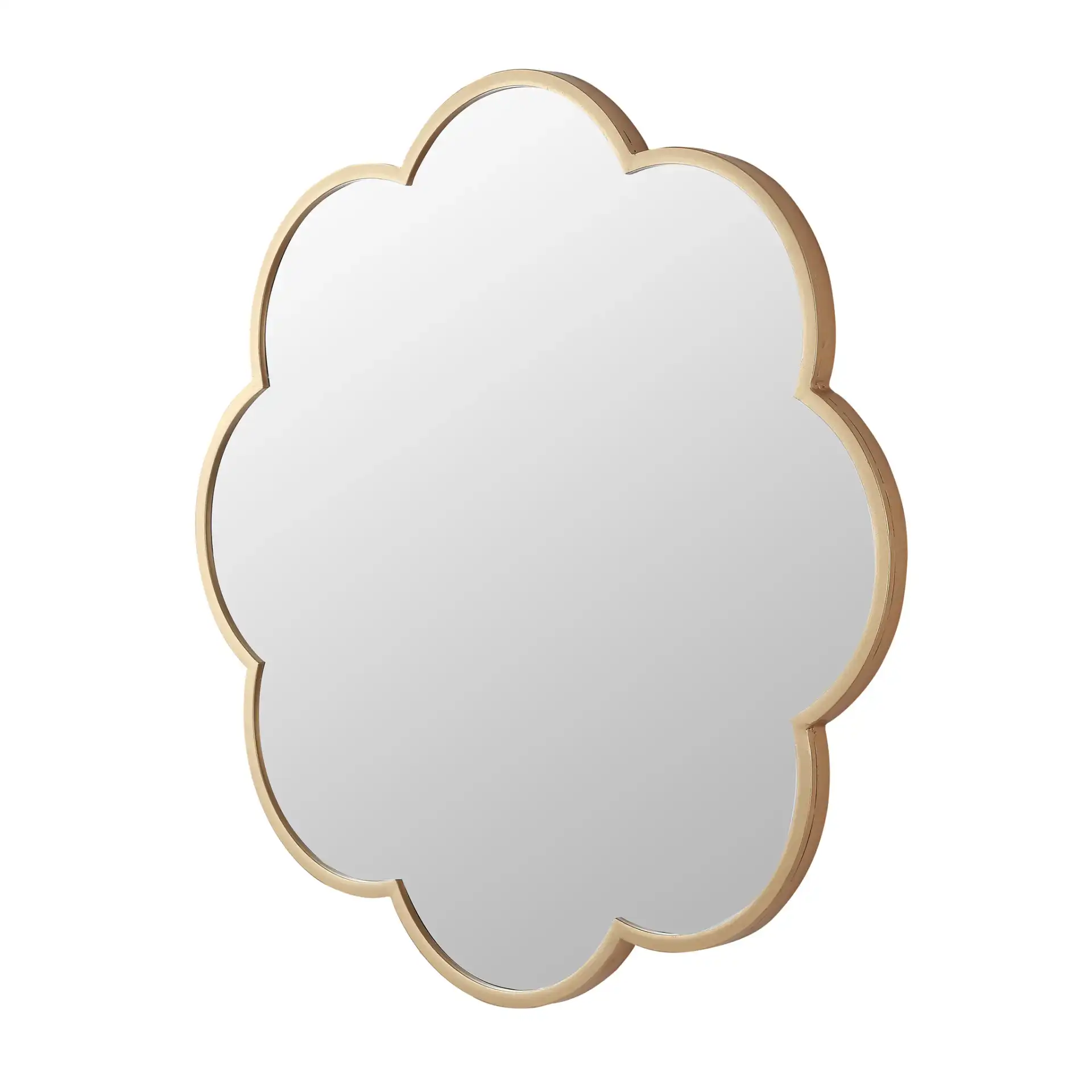 Kessli 28-Inch Mirror in Gold, detail view
