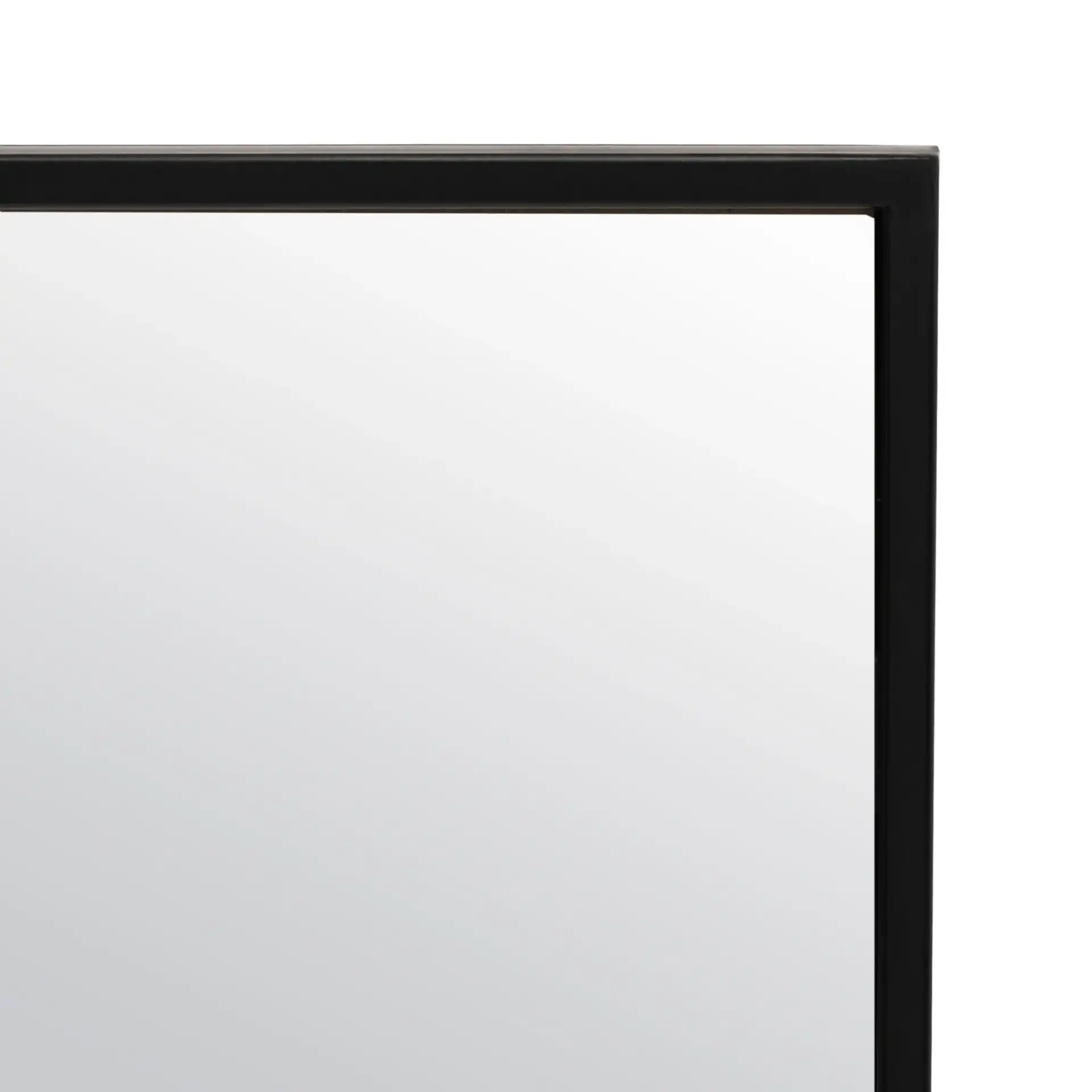 Yesmi 24" Mirror in Black in a styled room