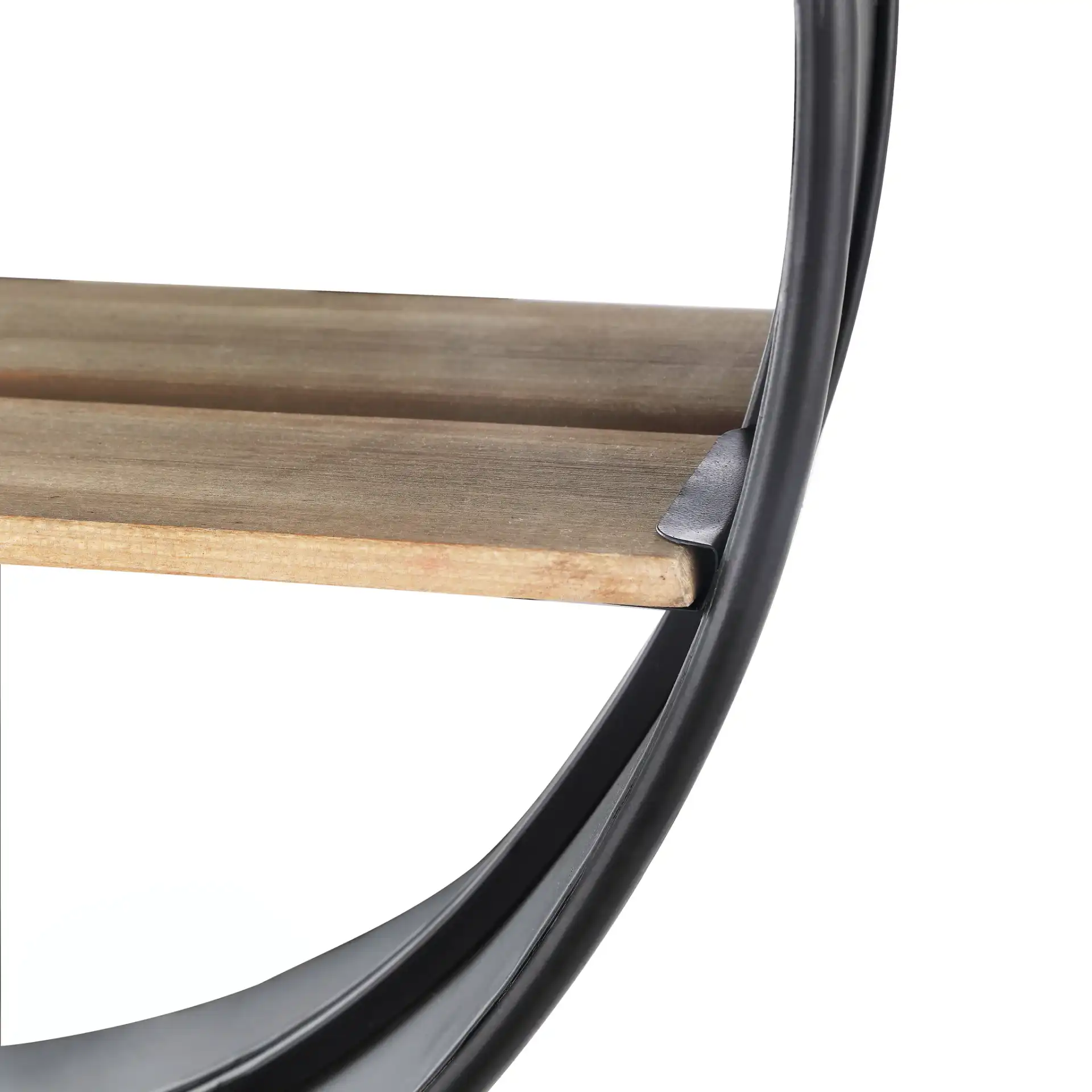 Bonni Mirror in Black in a styled room