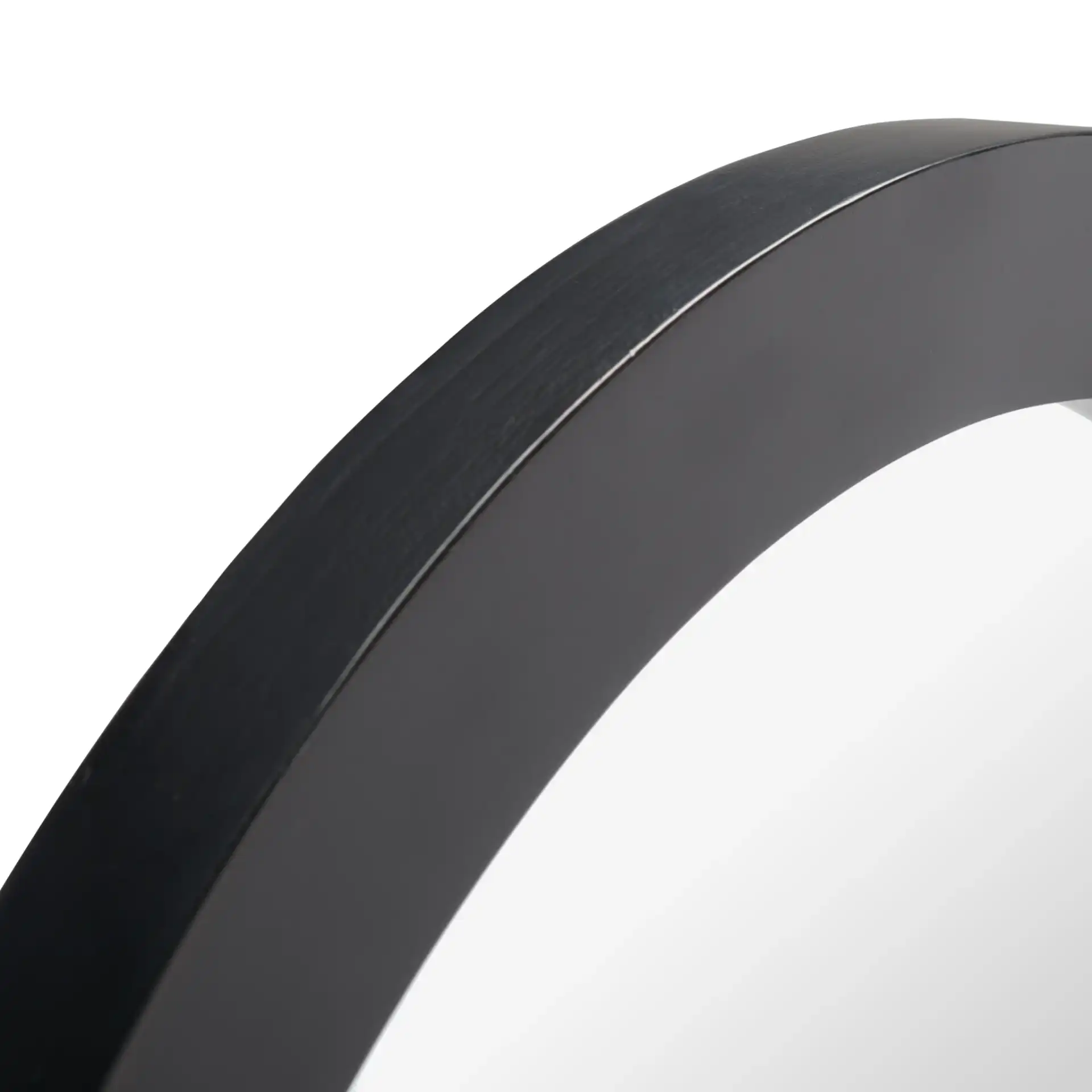 Padma 17.5-Inch Mirror in Black / Natural in a styled room
