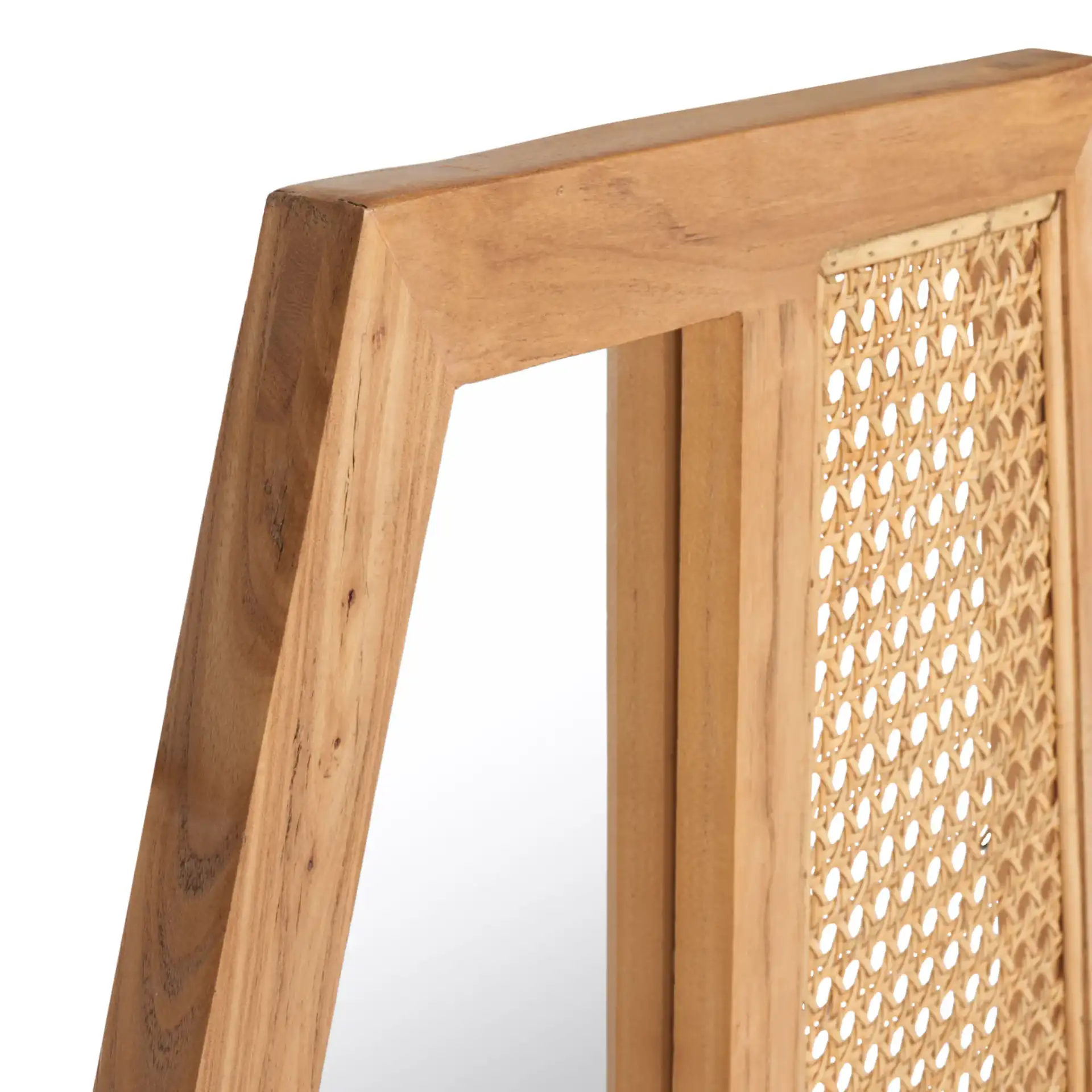 Jalen 24-Inch Mirror in Natural in a styled room