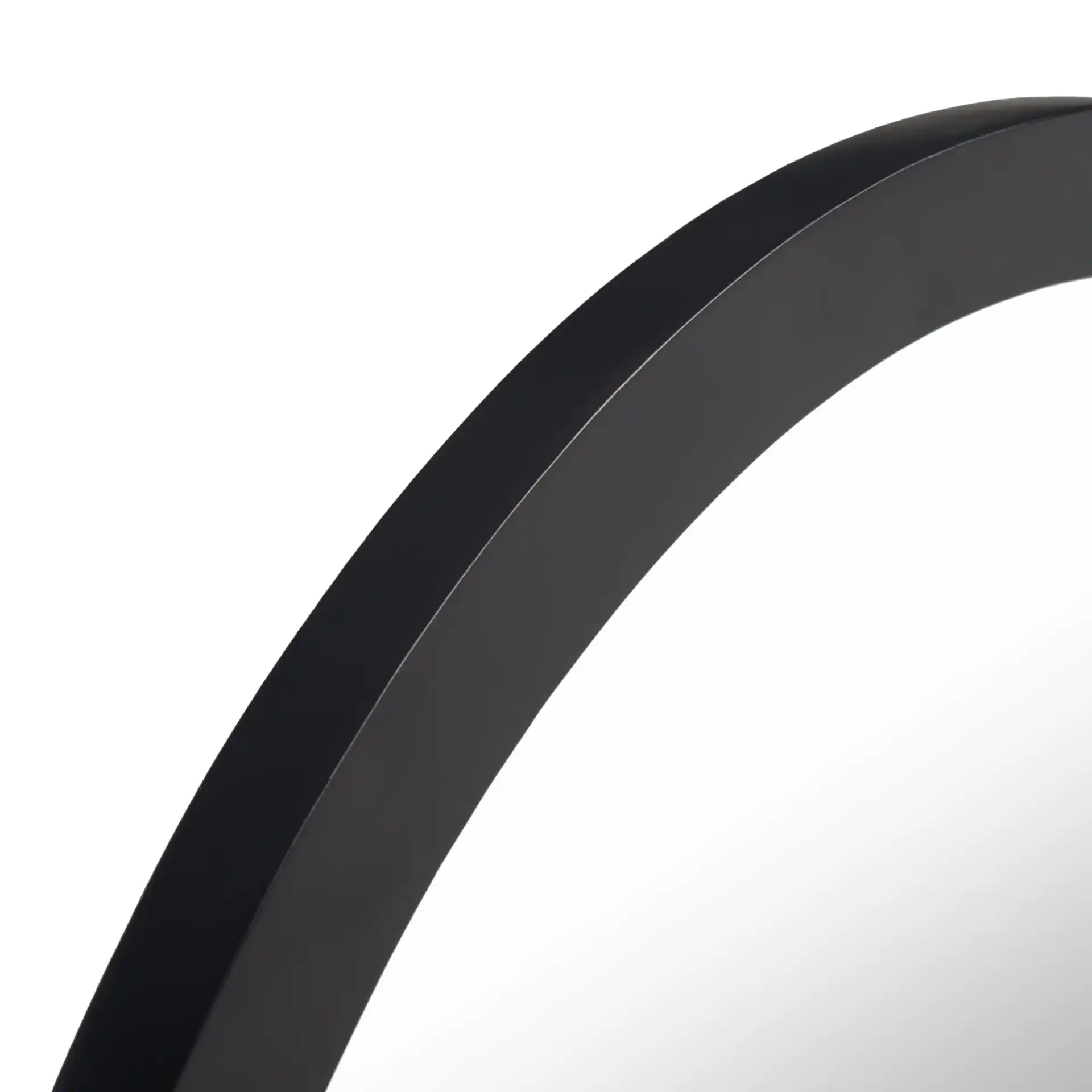 Danya 24-Inch Mirror in Black / Natural in a styled room