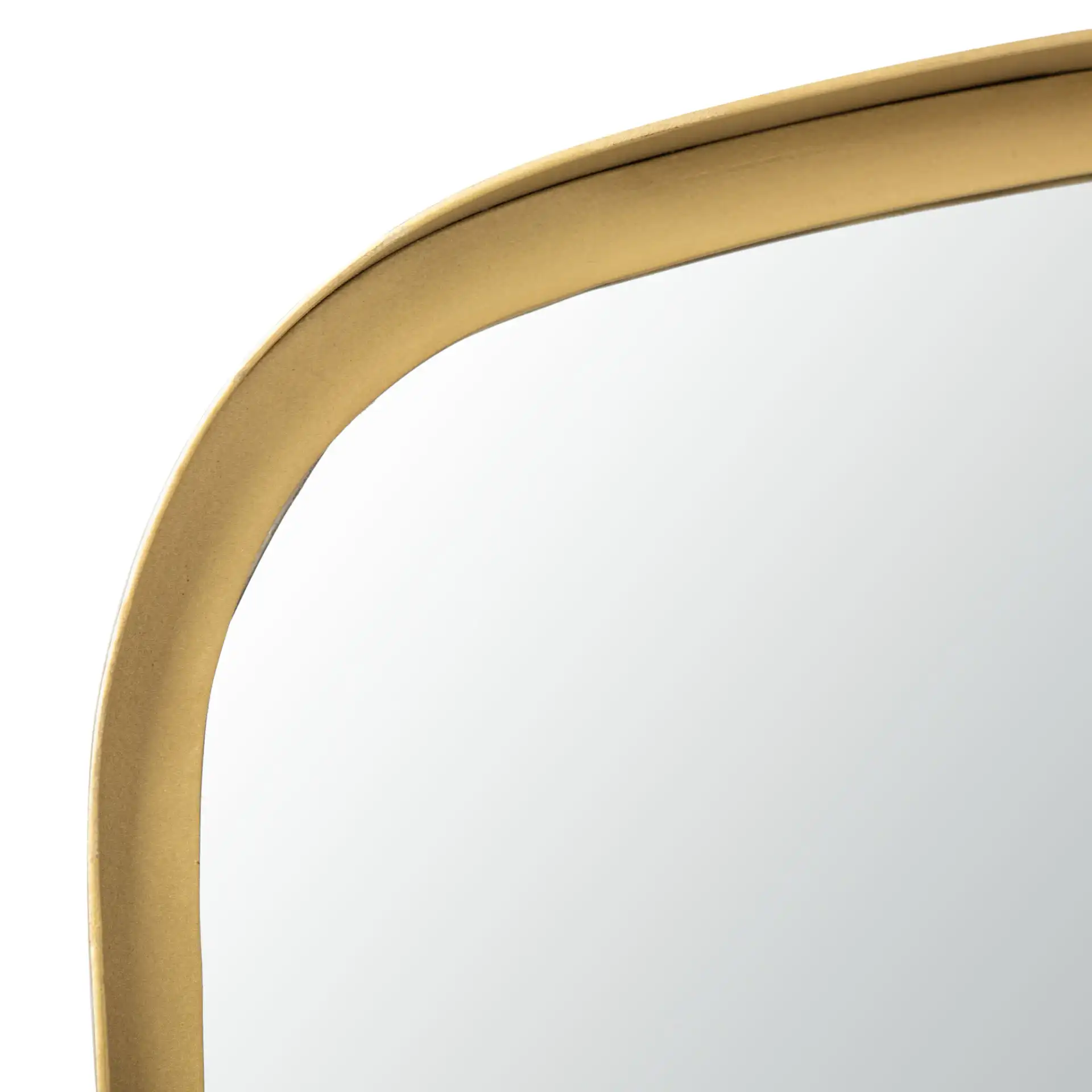 Sonder Mirror in Gold Foil in a styled room