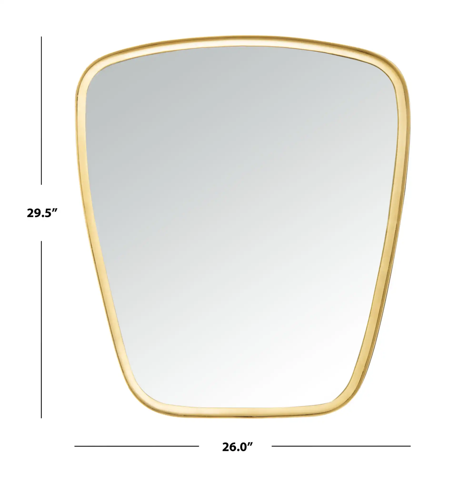 Sonder Mirror in Gold Foil, detail view