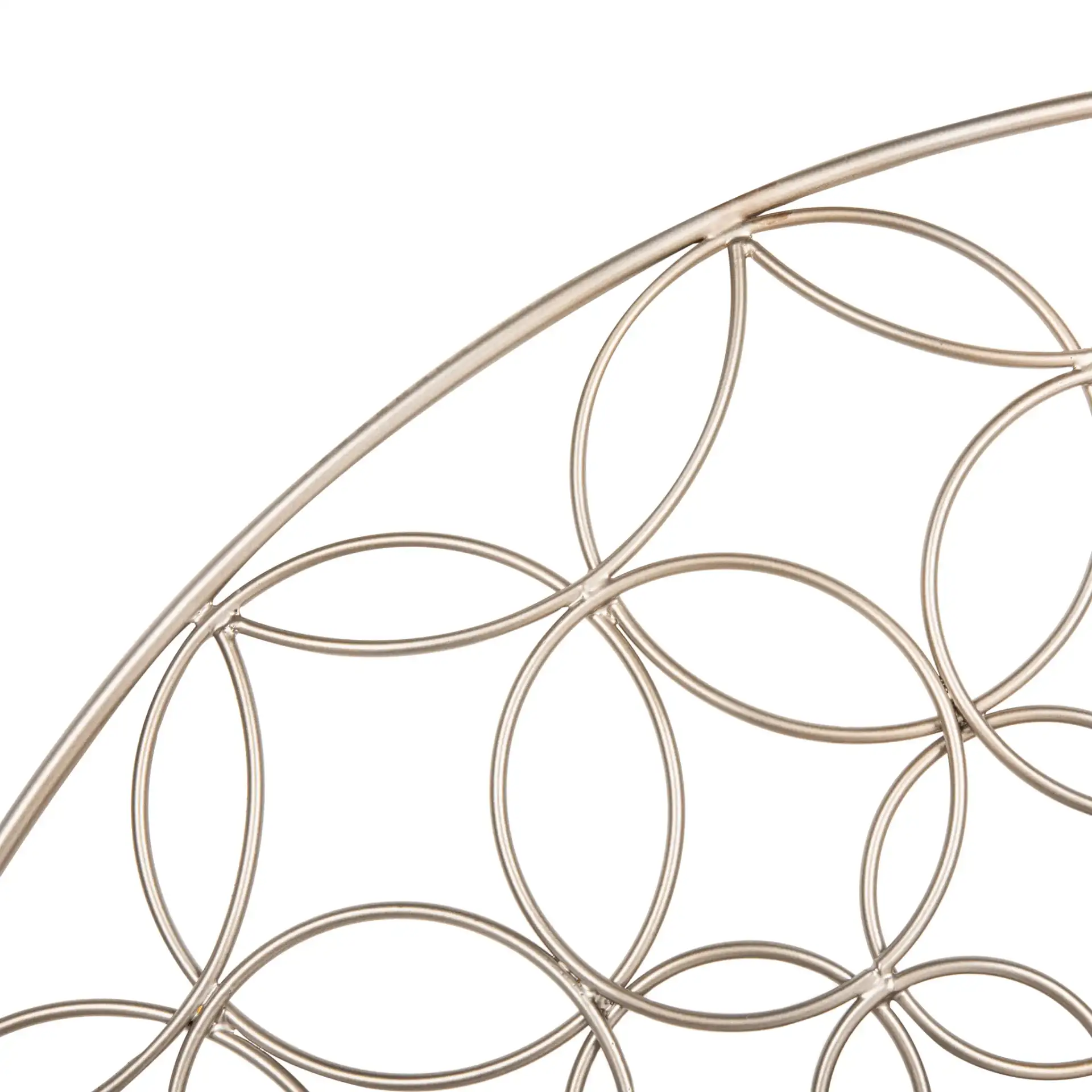 Trinda Mirror in Champagne in a styled room