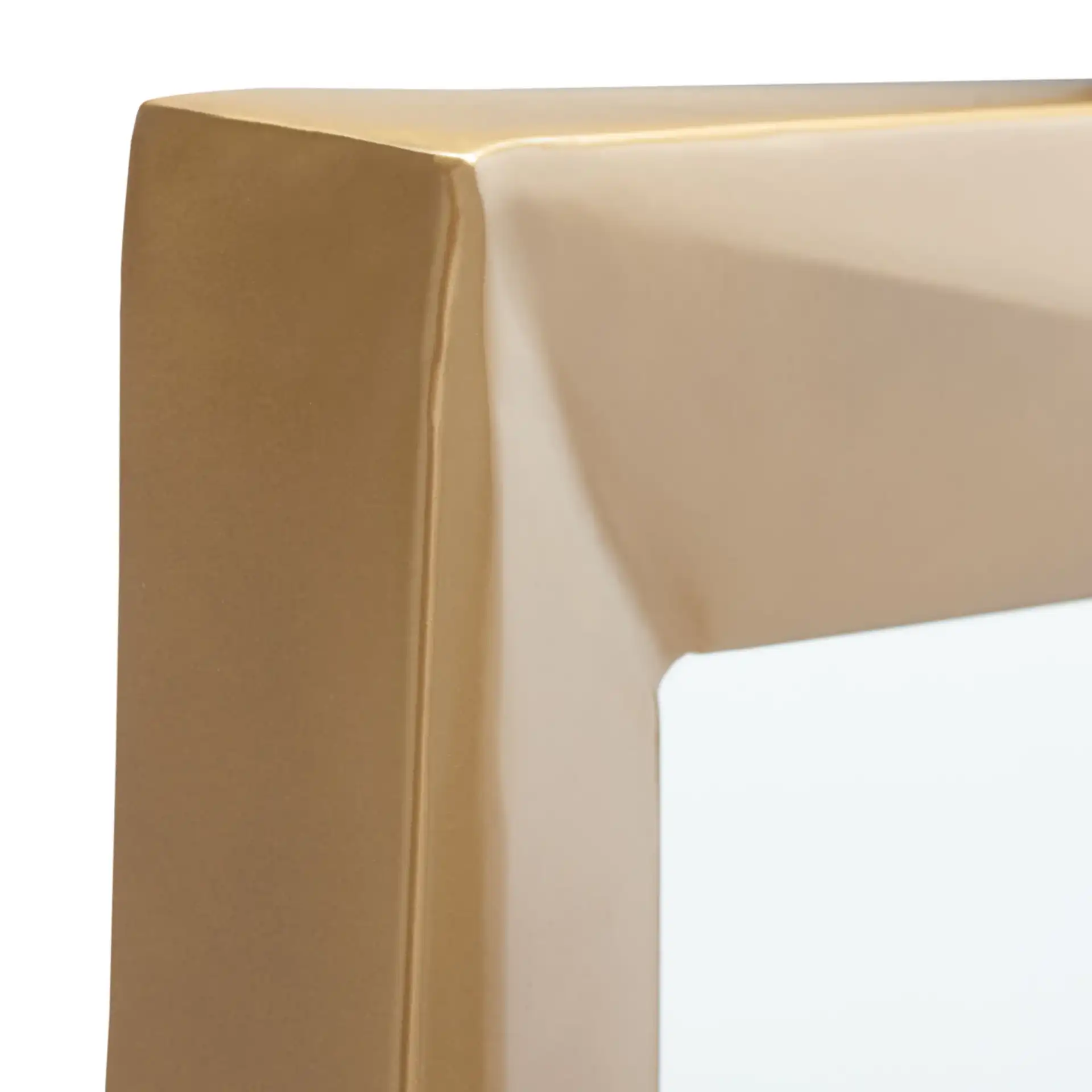 Ellarose 16" Mirror in Antique Brass in a styled room
