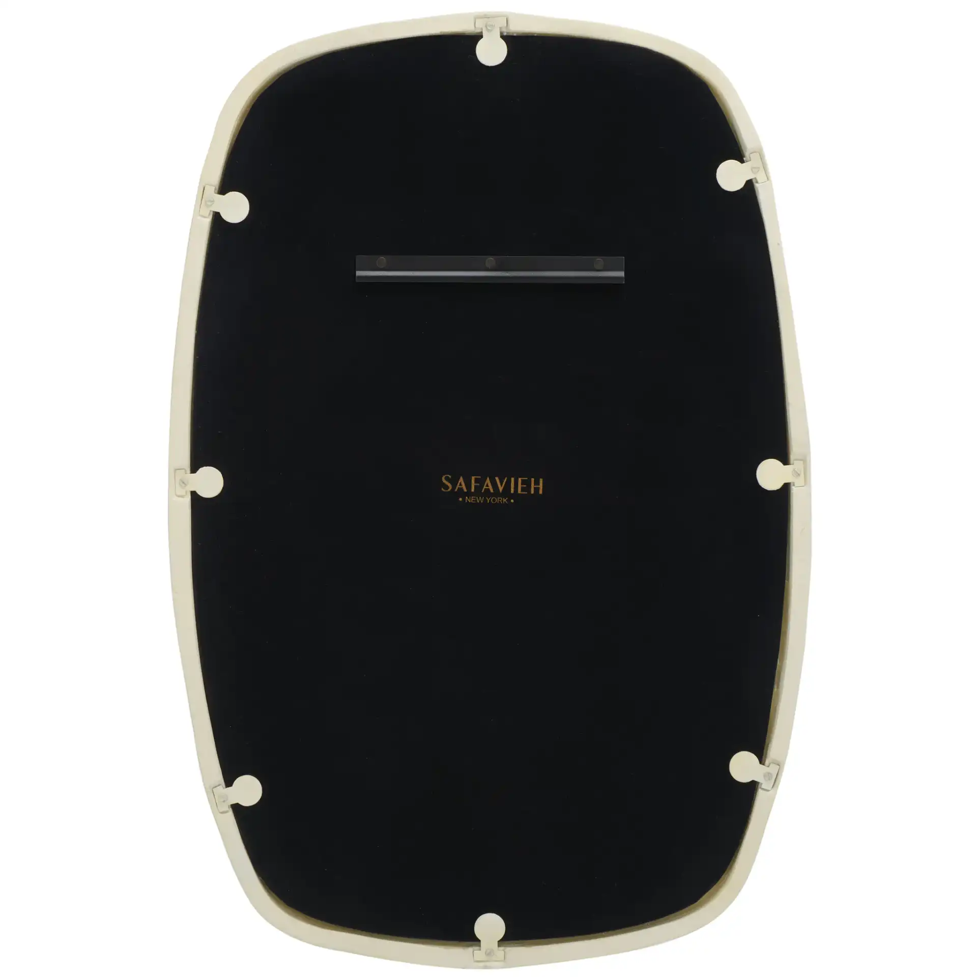 Raelee 24-Inch Mirror in Ivory, detail view