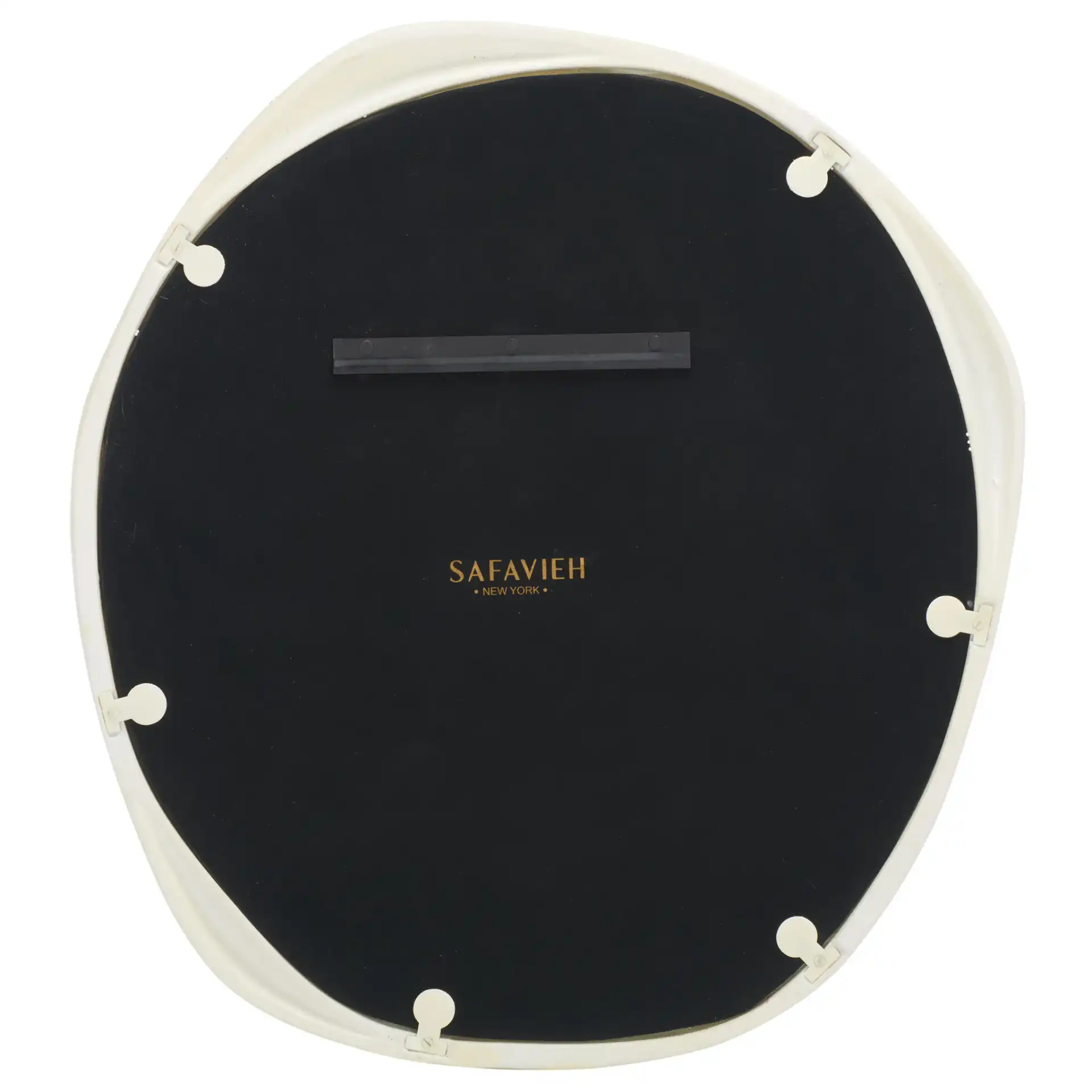 Rafla 29-Inch Mirror in Ivory, detail view