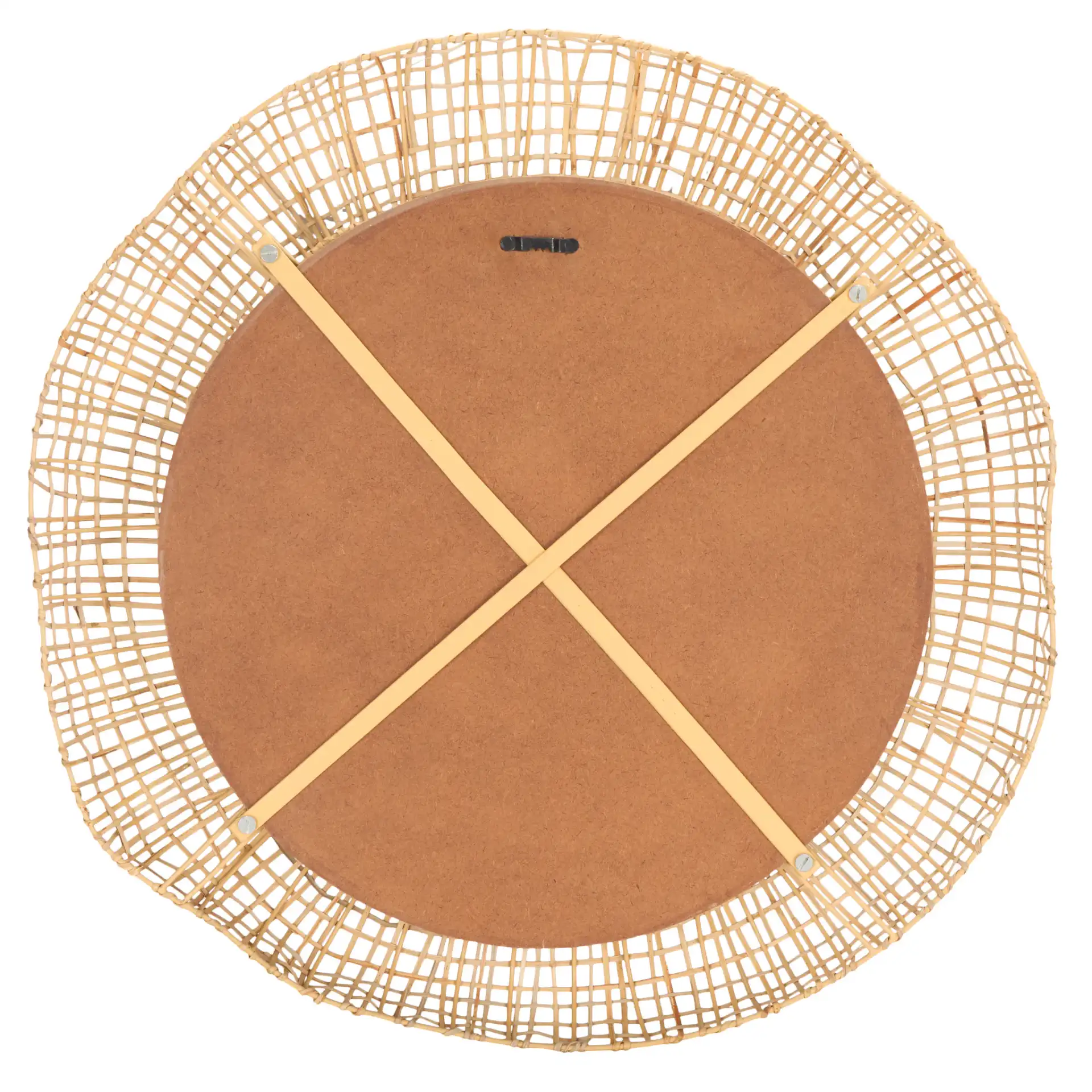 Alia 24-Inch Mirror in Natural, detail view