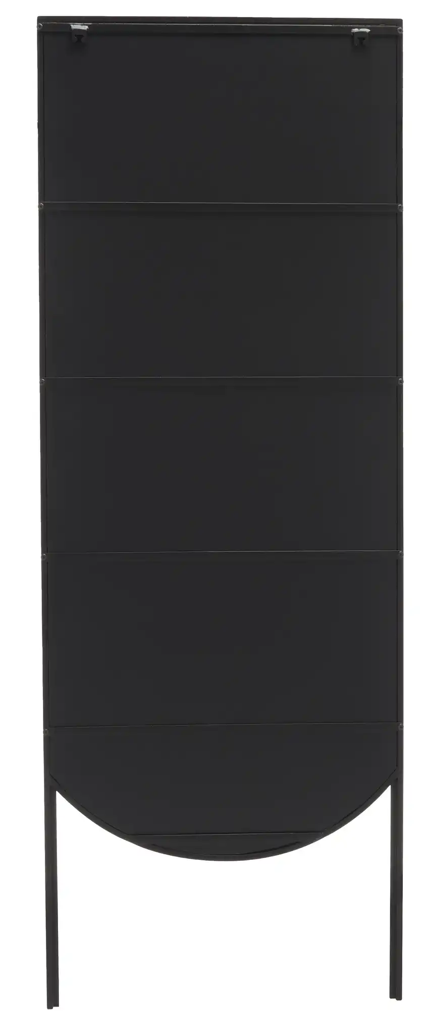 Patel 25-Inch Mirror in Black, detail view