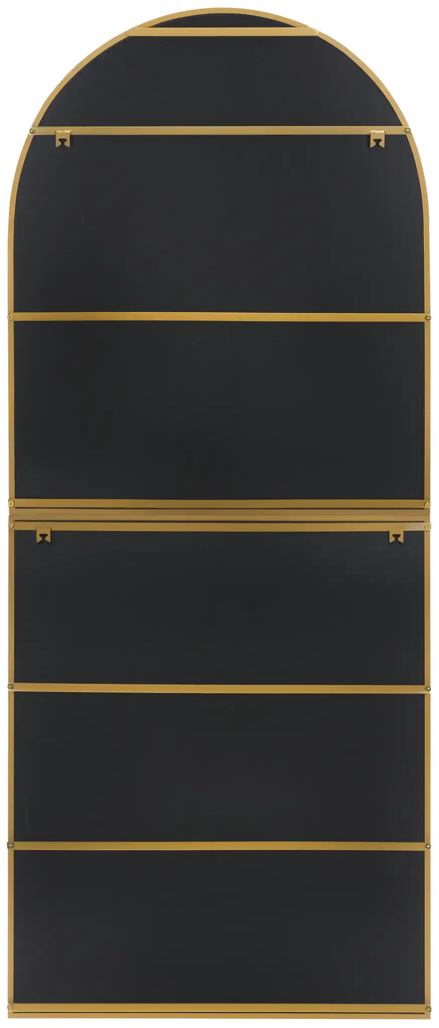Emezza 30-Inch Mirror in Gold, detail view