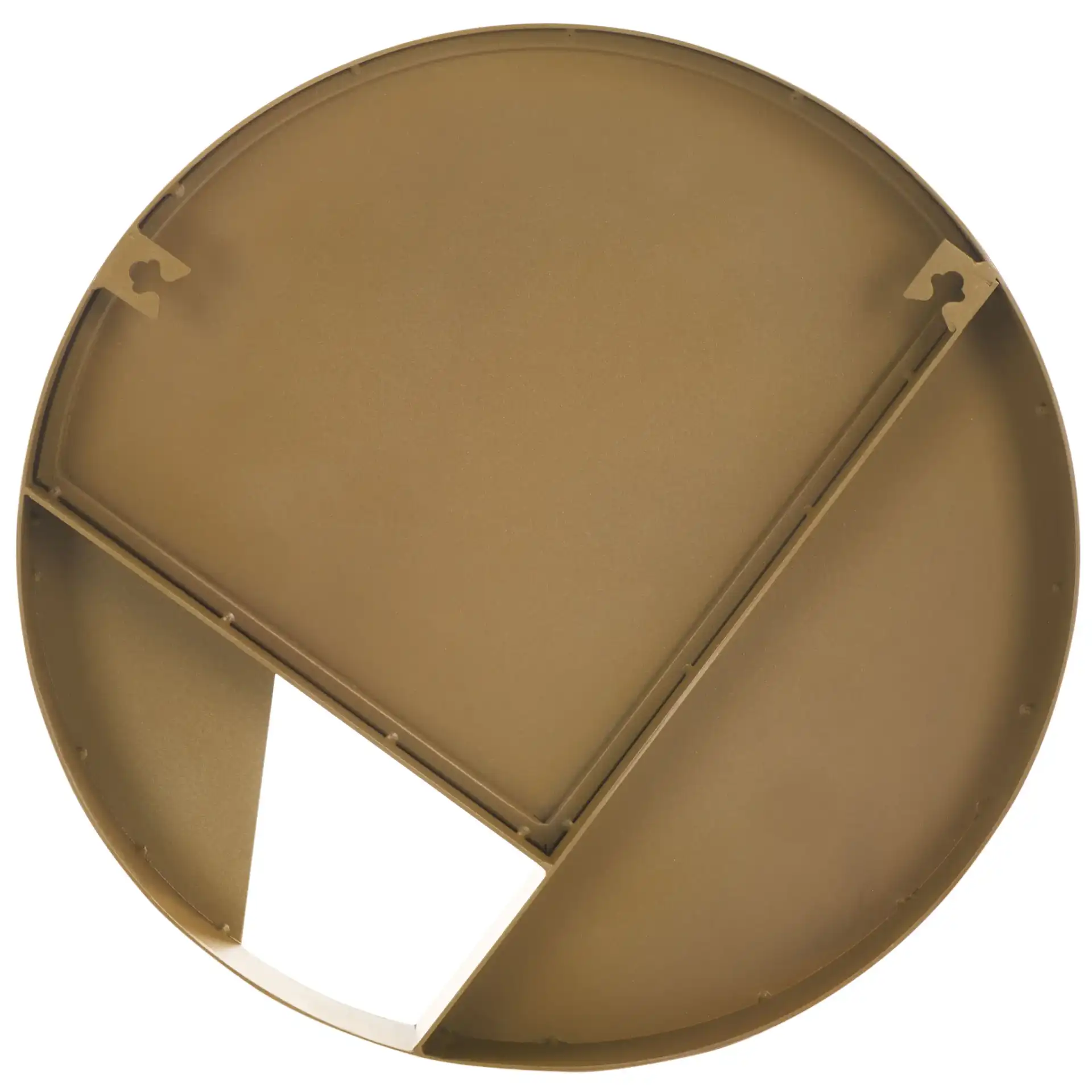 Essa 16-Inch Mirror in Gold, detail view