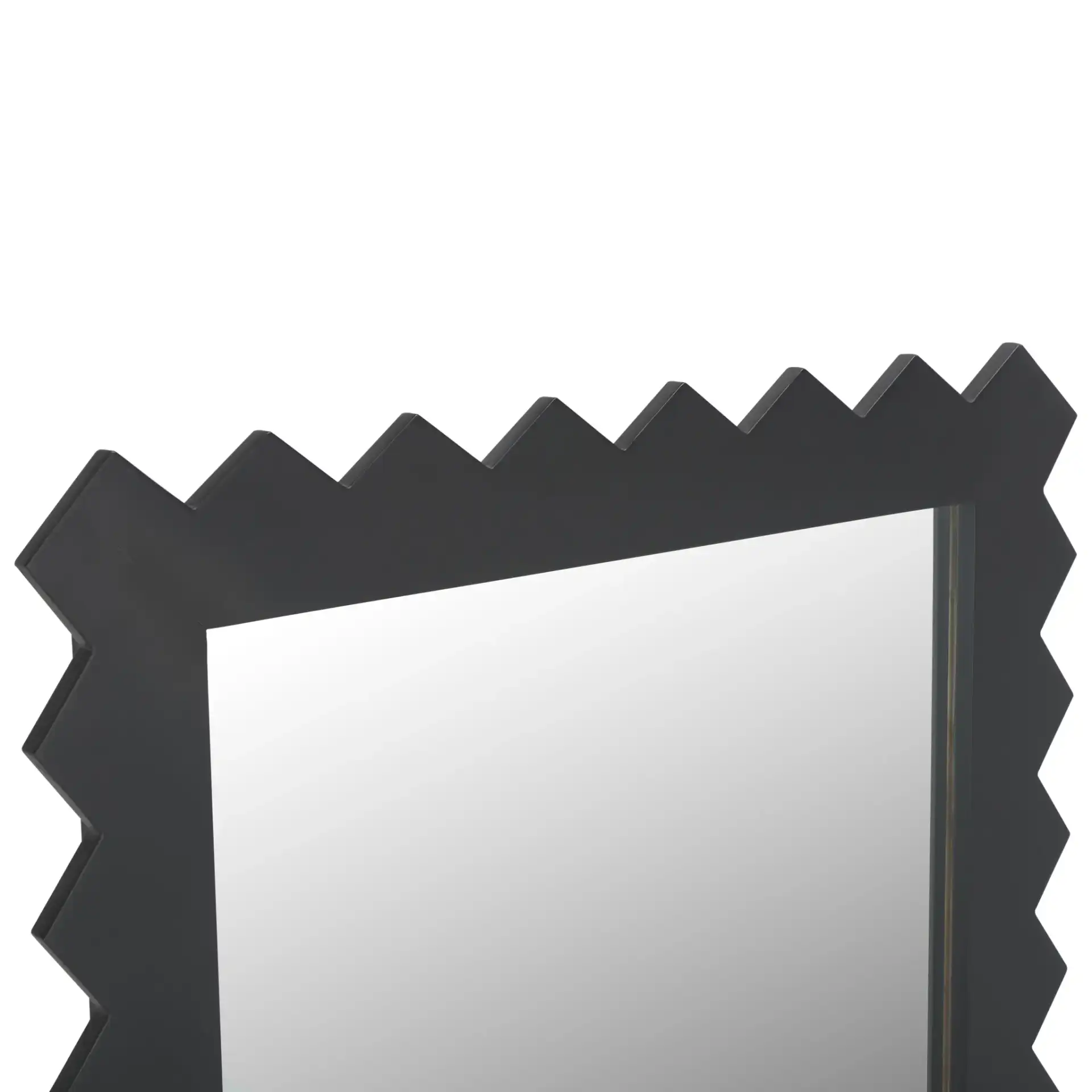 Kase 26-Inch Mirror in Black in a styled room