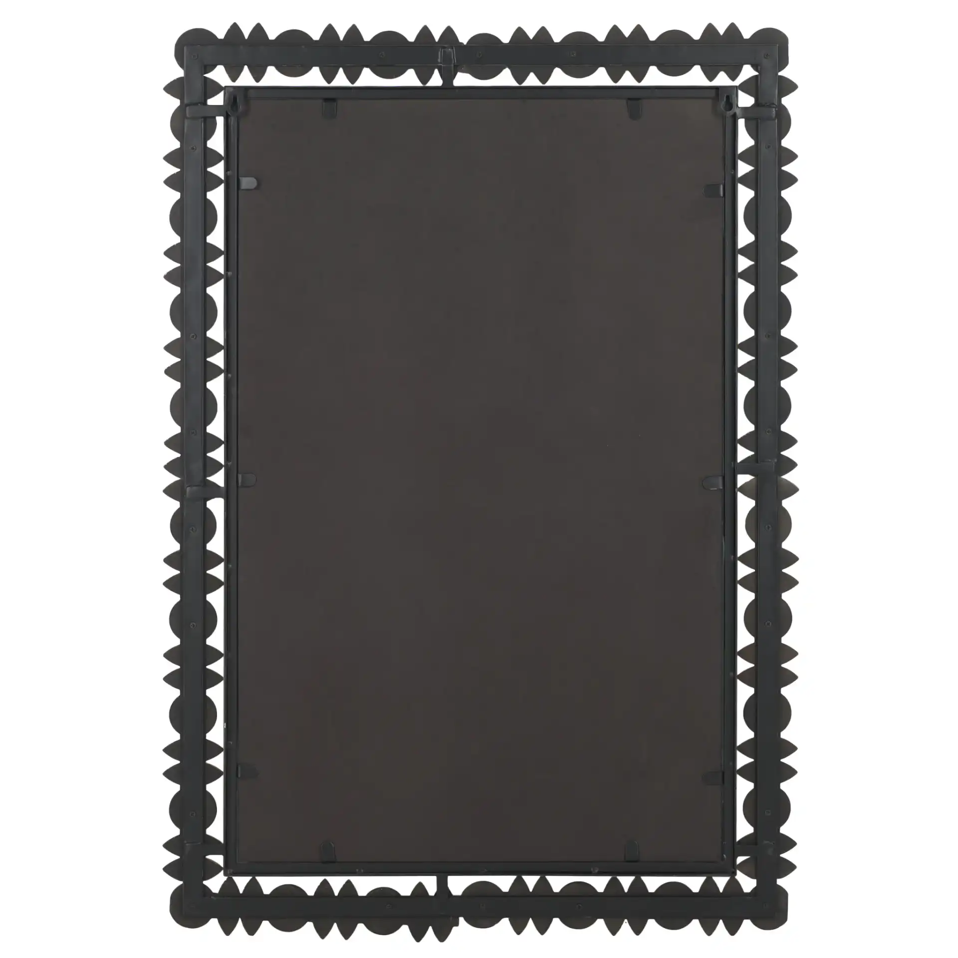 Azaria 24.6-Inch Mirror in Black / Natural, detail view