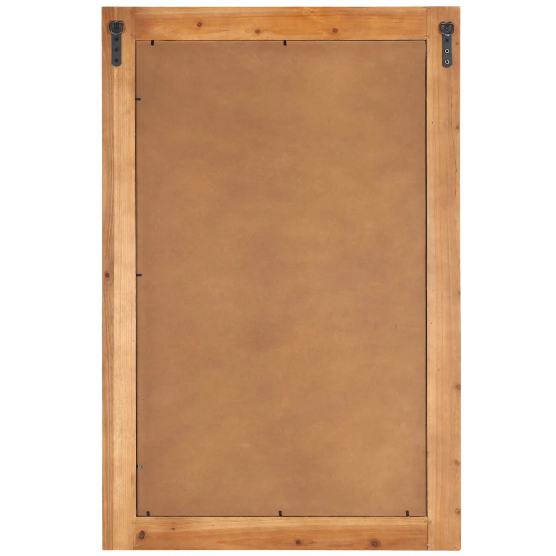 Olena 24" Mirror in Red / Brown, detail view