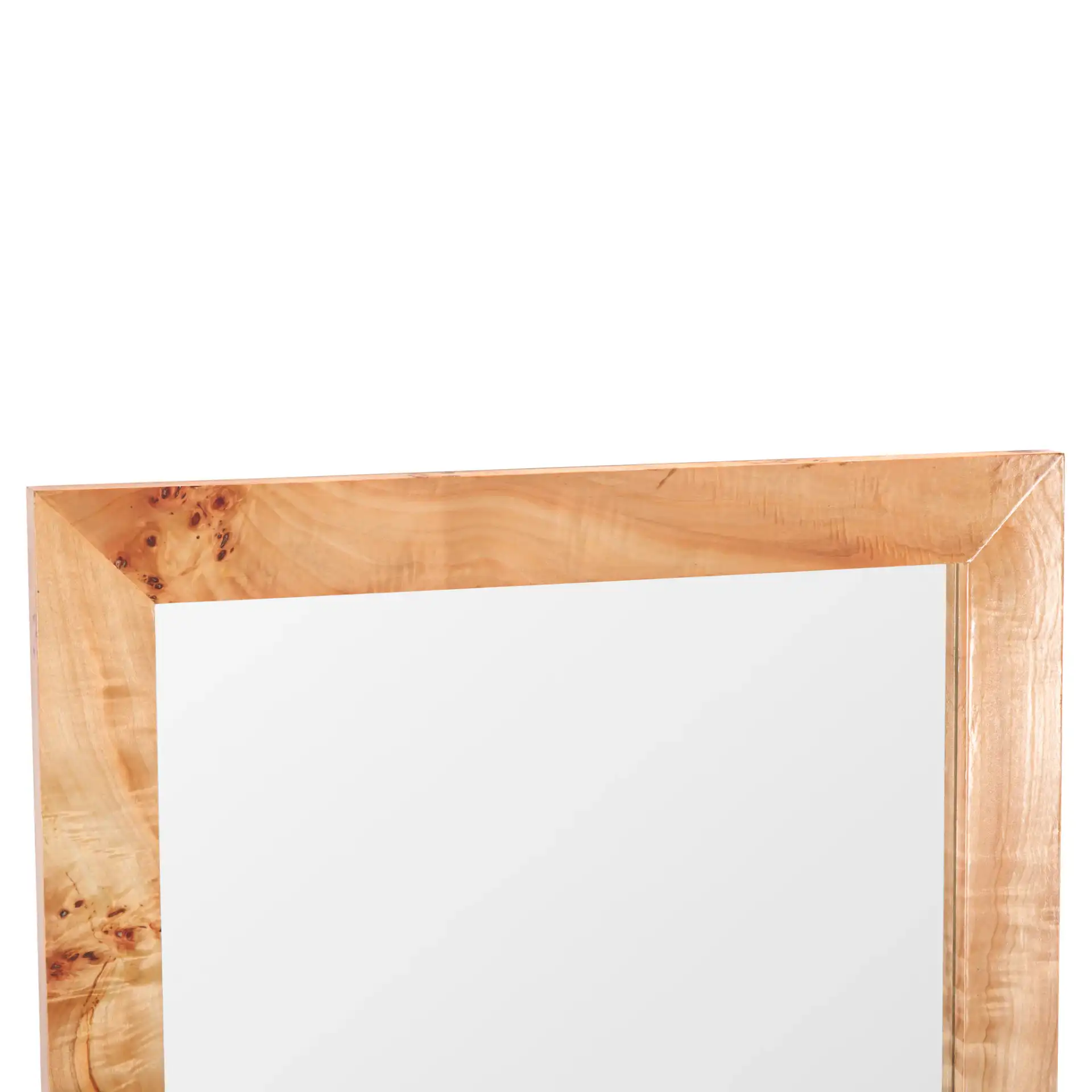 Ava 30-Inch Mirror in Natural / Light Natural in a styled room