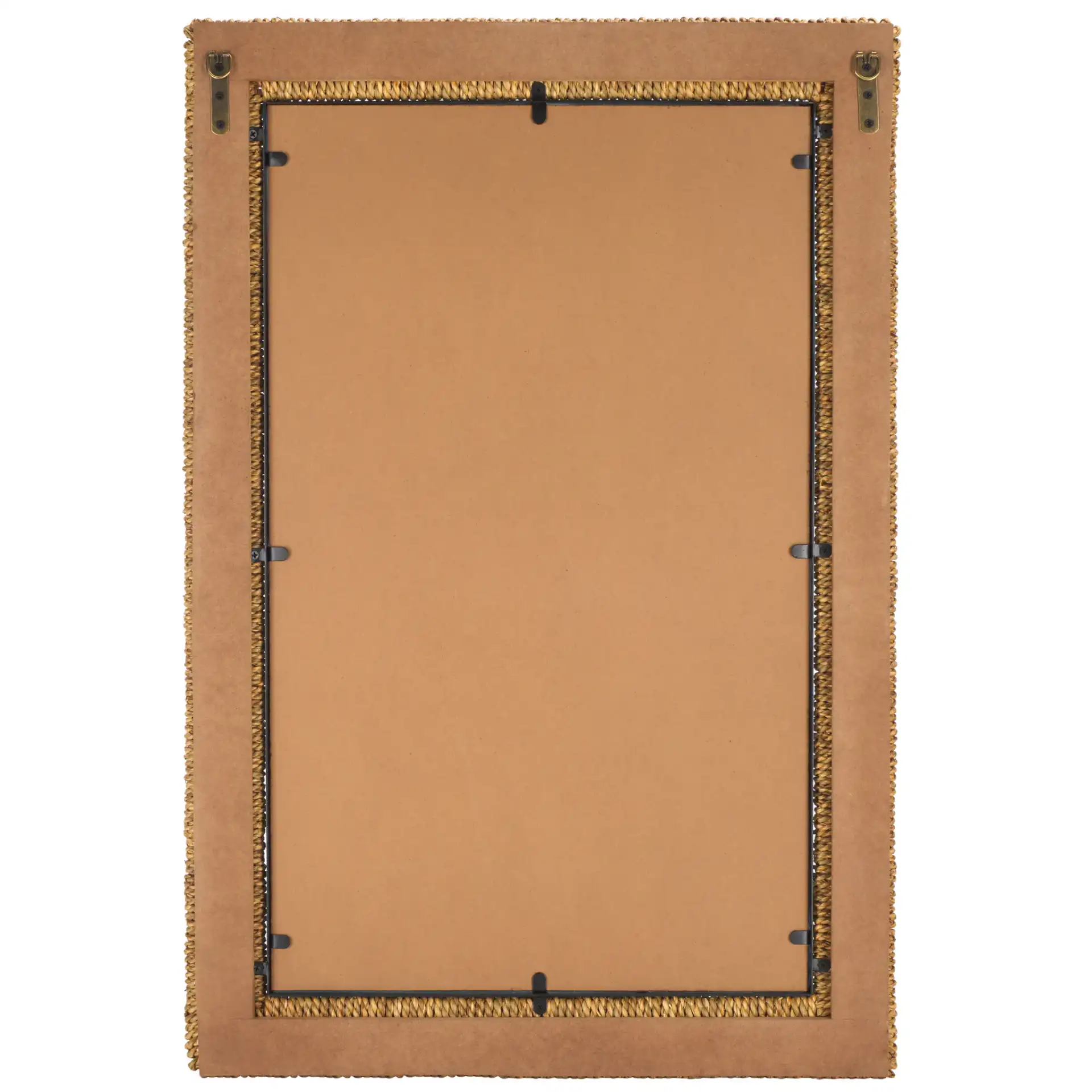 Amelda 24X36 Wall Mirror in Natural / Black, detail view