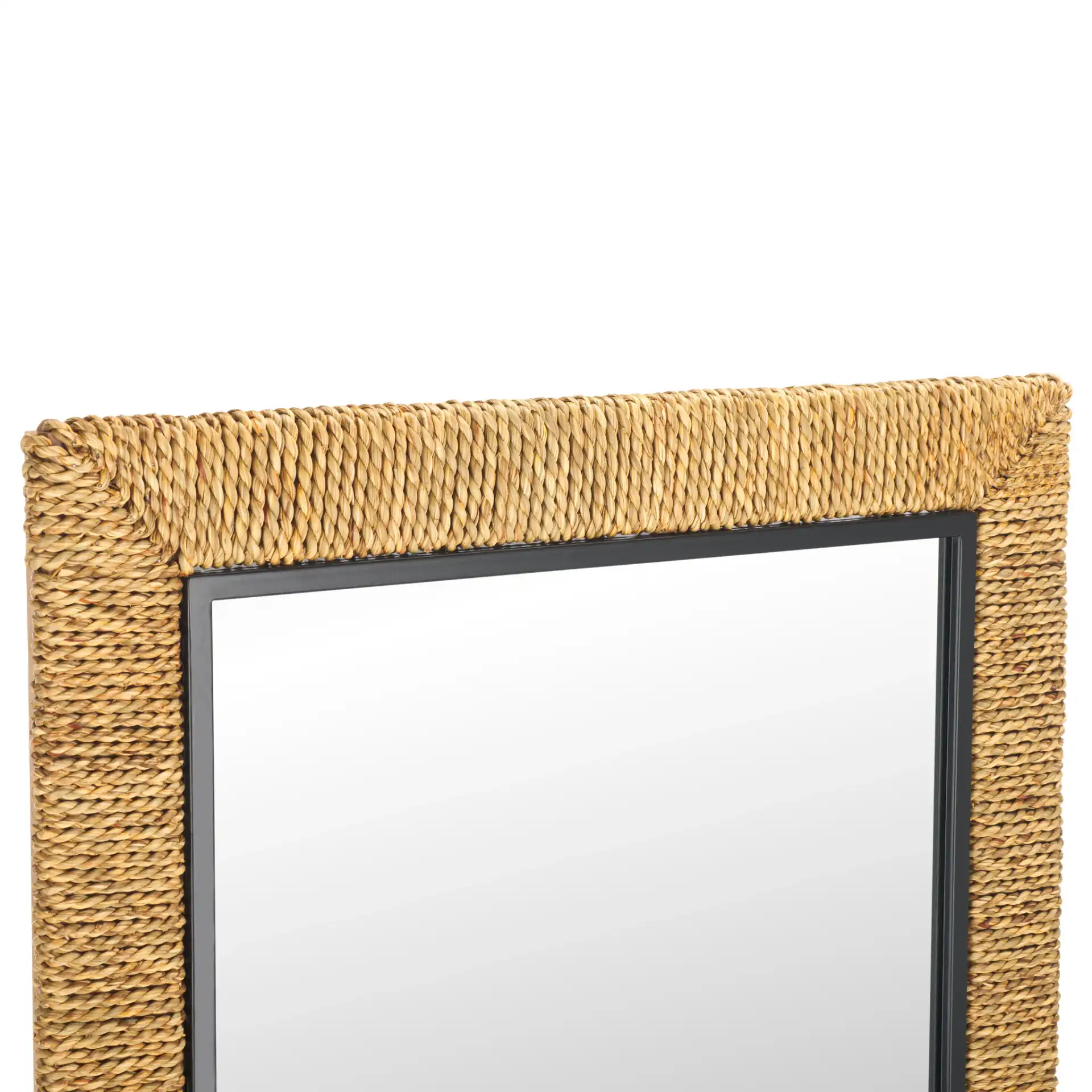 Amelda 24X36 Wall Mirror in Natural / Black in a styled room