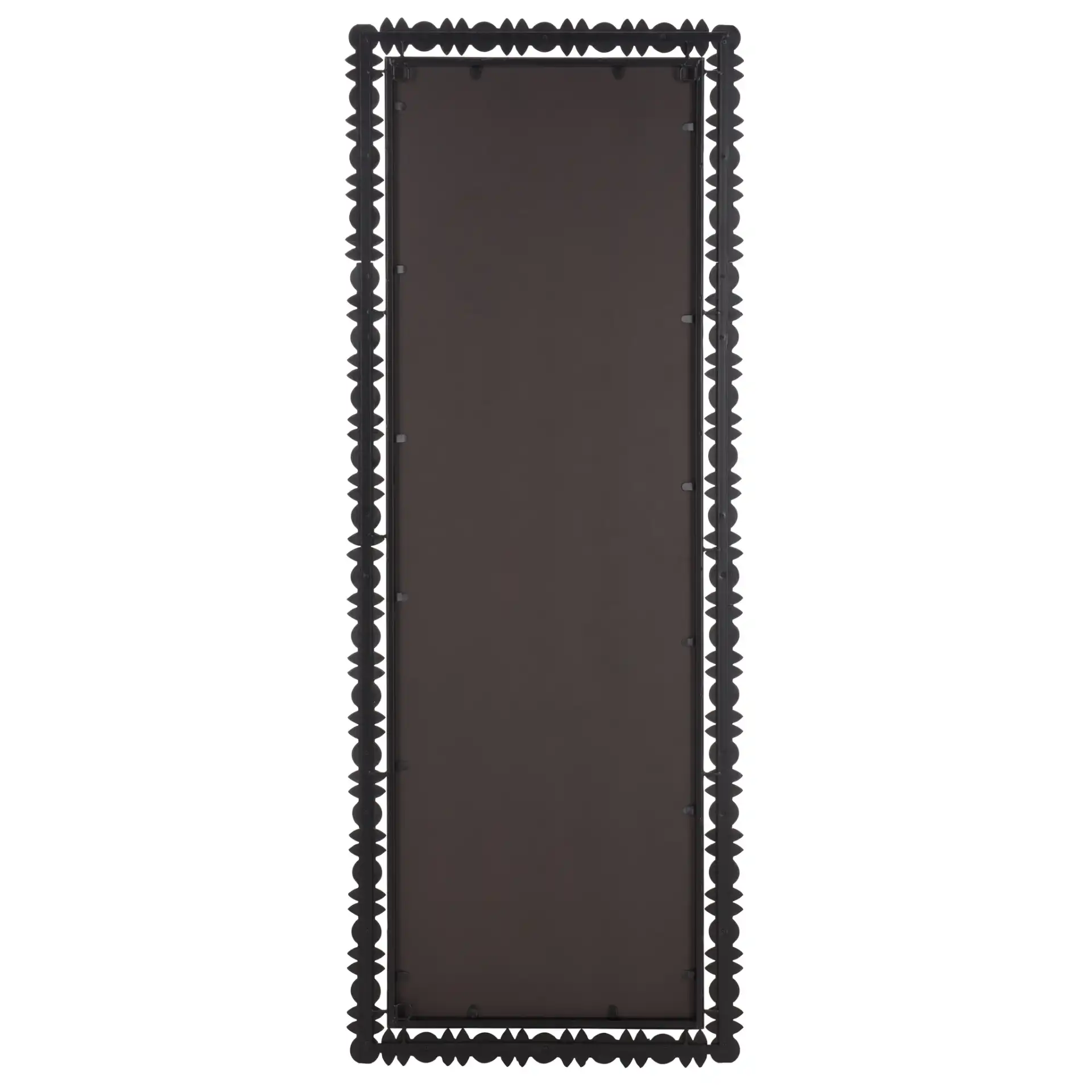 Azaria Full Length Mirror in Black / Natural, detail view