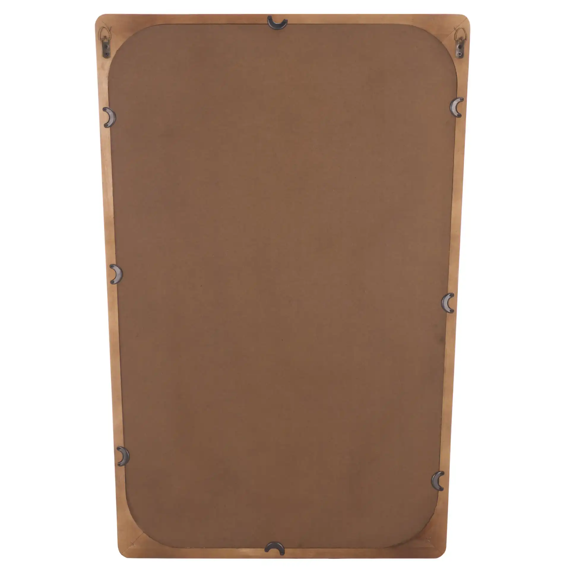 Lola Wall Mirror in Brown, detail view