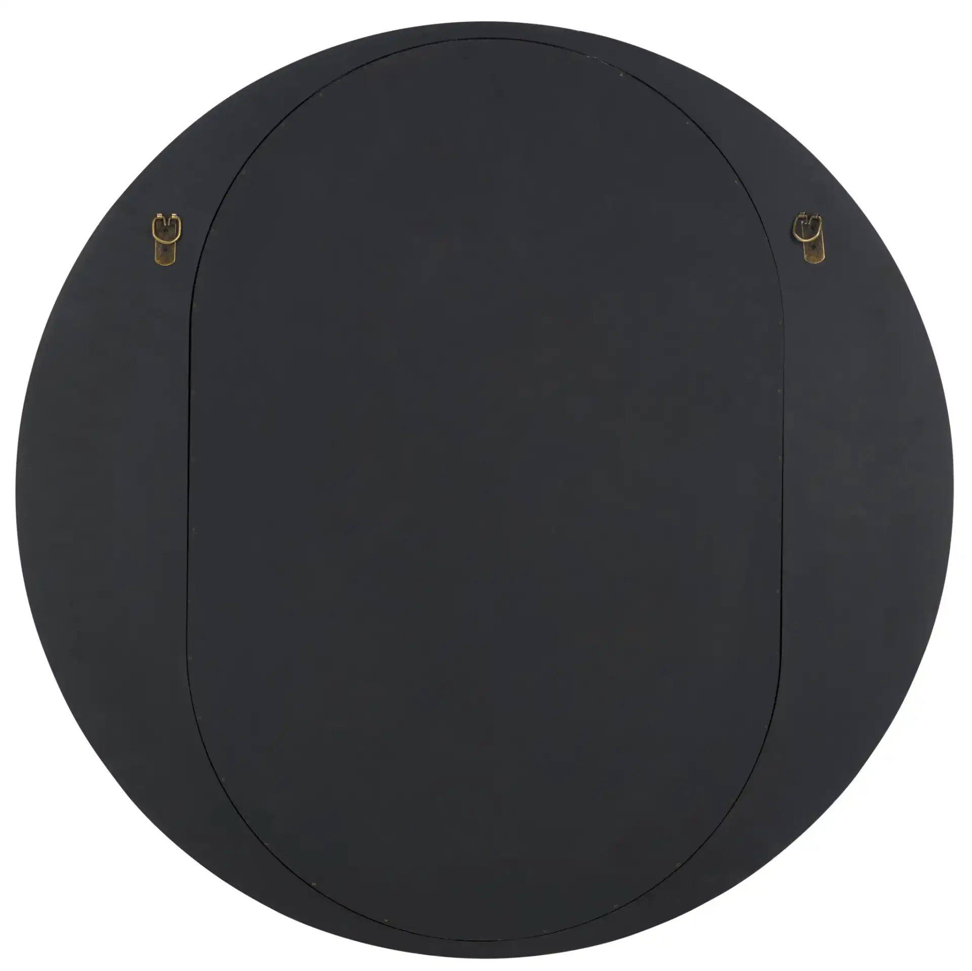 Ollie Wall Mirror in Black, detail view