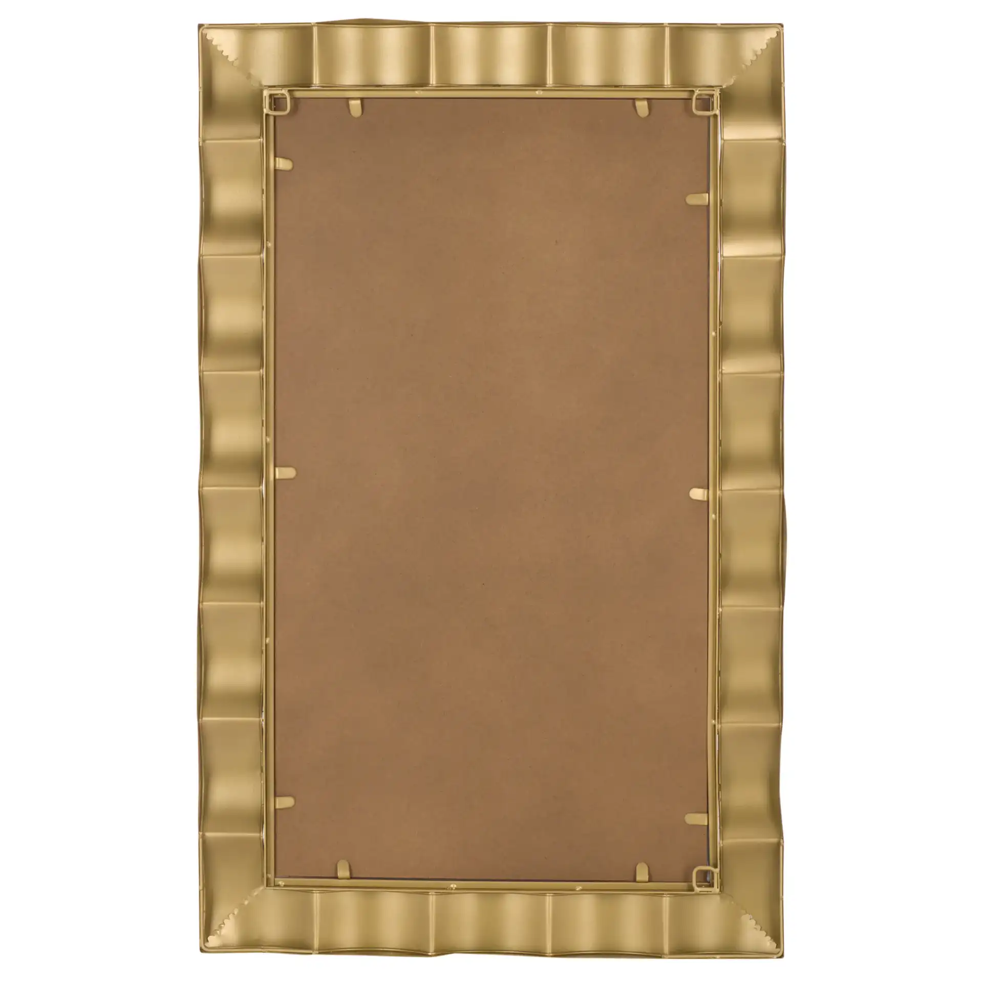 Nira Wall Mirror in Gold, detail view