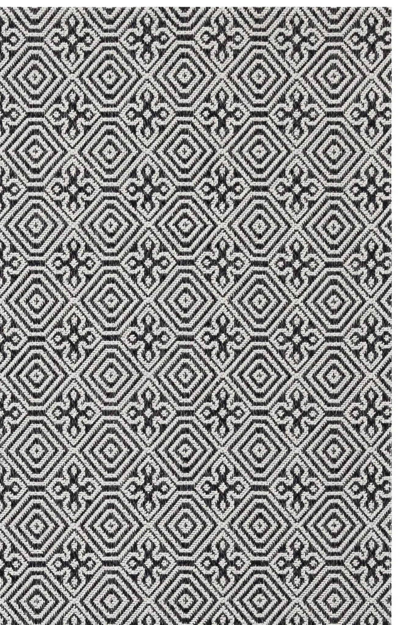 Martha Stewart Geometric Diamond Cotton Rug