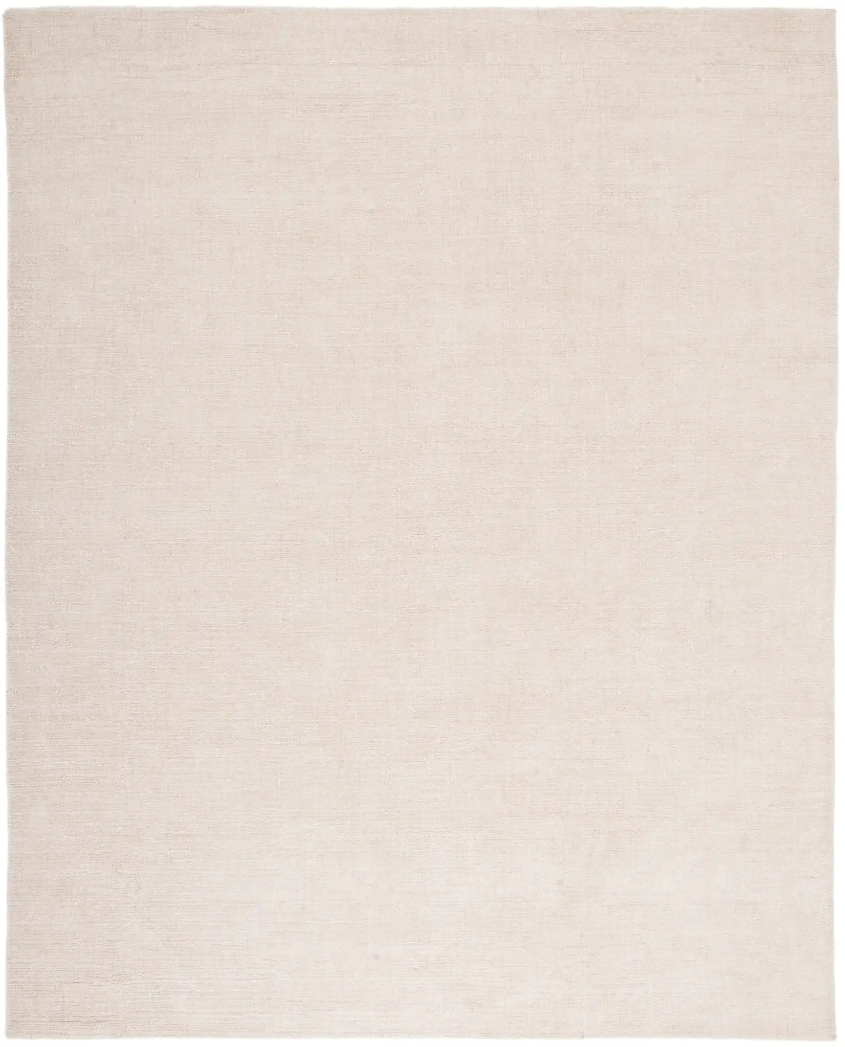 Natural Fiber Fine Ribbed Hand-Loomed Jute Rug in Light Pink