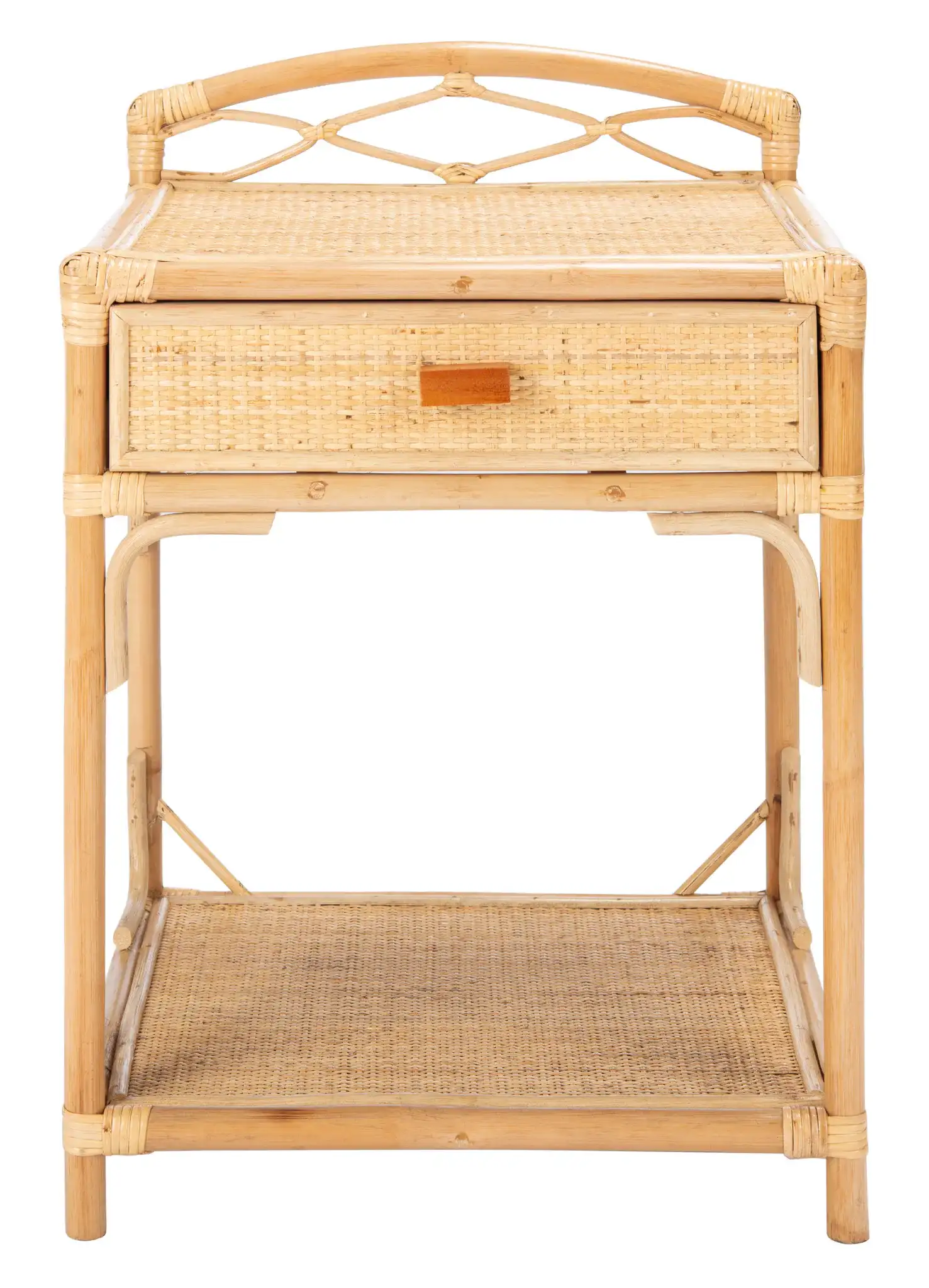 Bea One-Drawer One-Shelf Nightstand in Natural