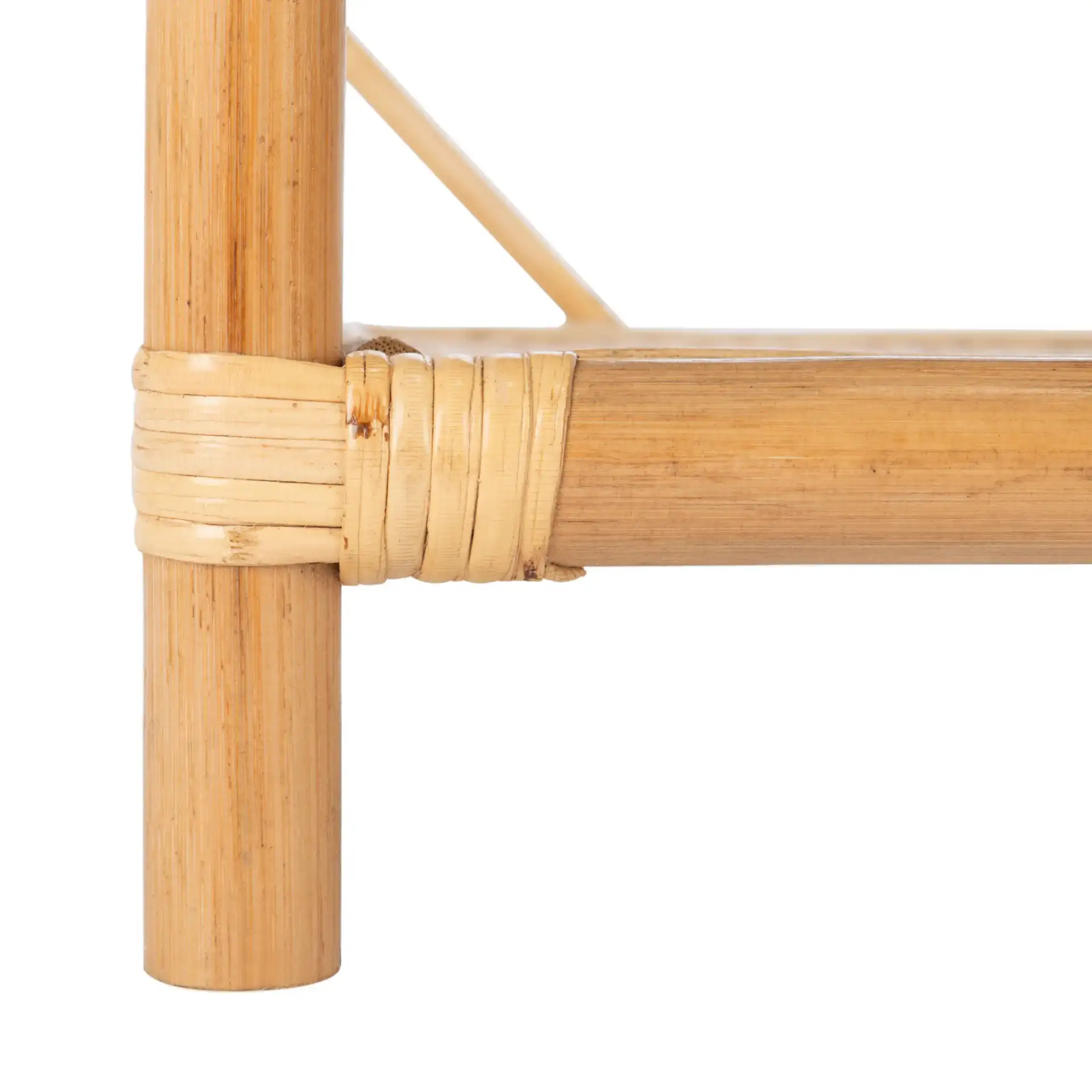 Bea One-Drawer One-Shelf Nightstand in Natural, detail view