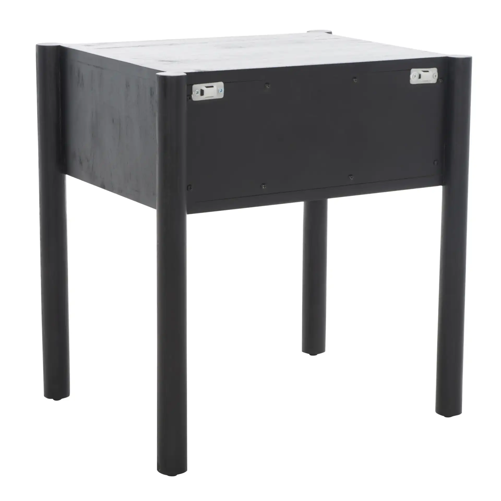 Errington One-Drawer Nightstand in Black / Natural, detail view