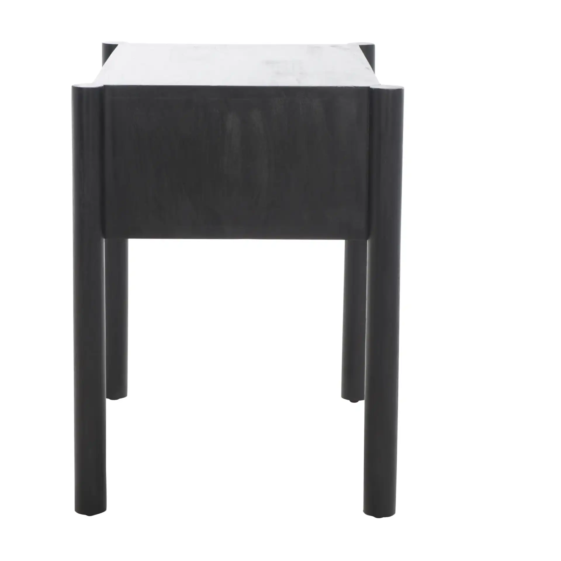 Errington One-Drawer Nightstand in Black / Natural, detail view