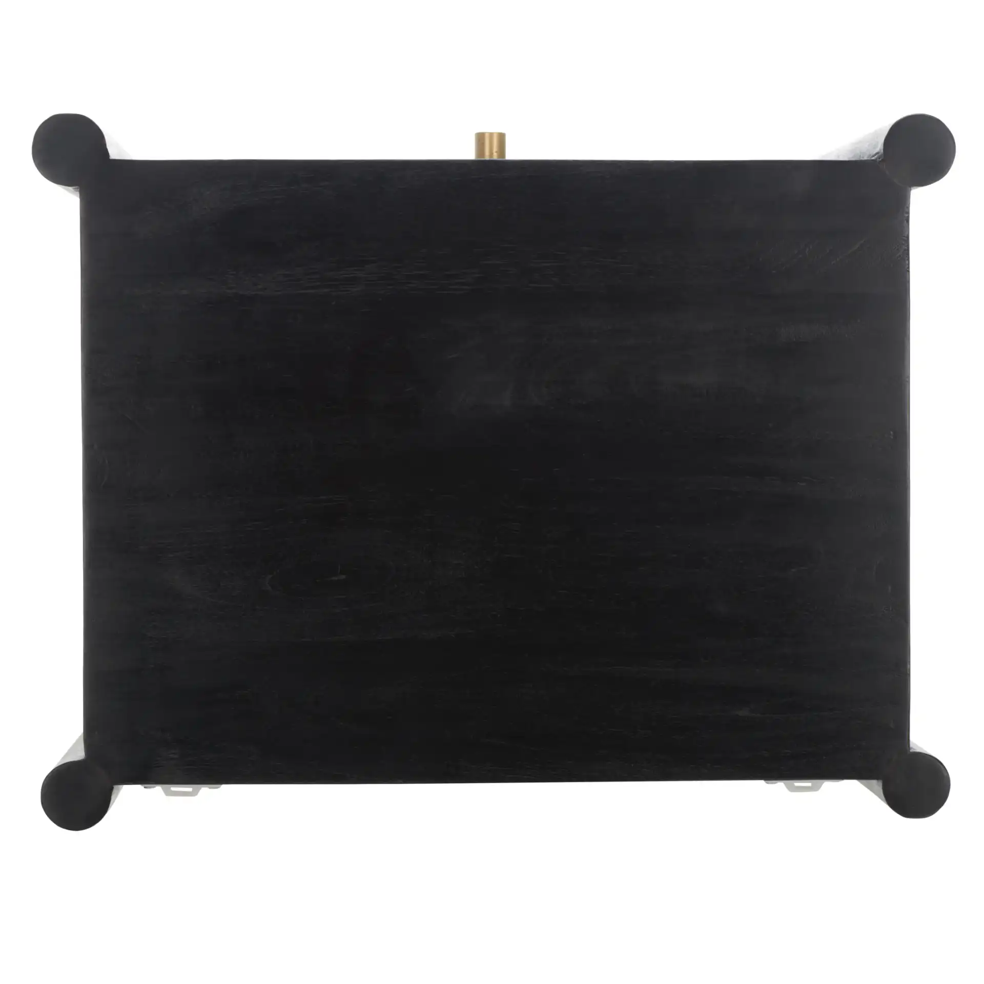 Errington One-Drawer Nightstand in Black / Natural, detail view