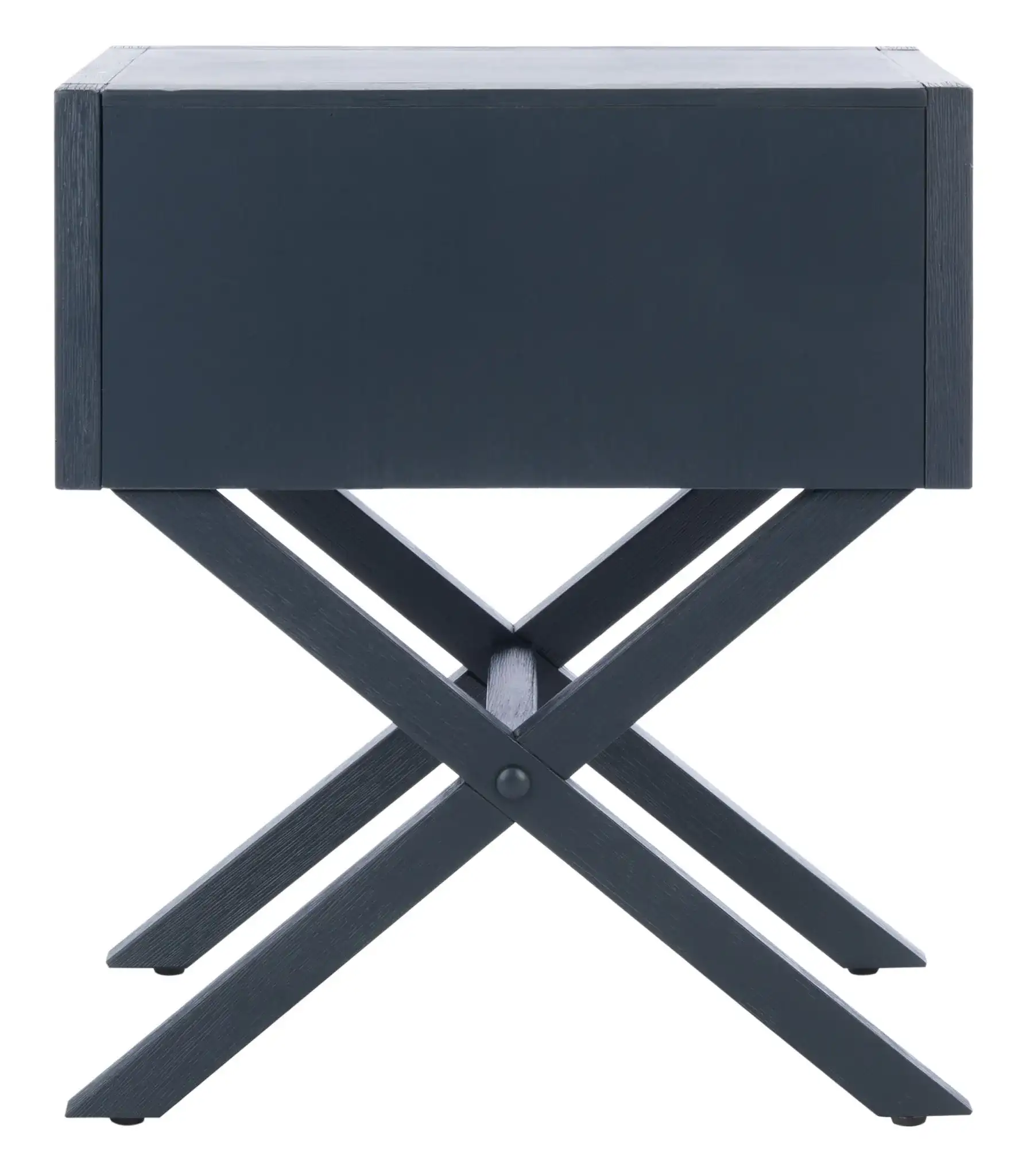 Sadie 1 Drawer Nightstand in Navy Blue, detail view