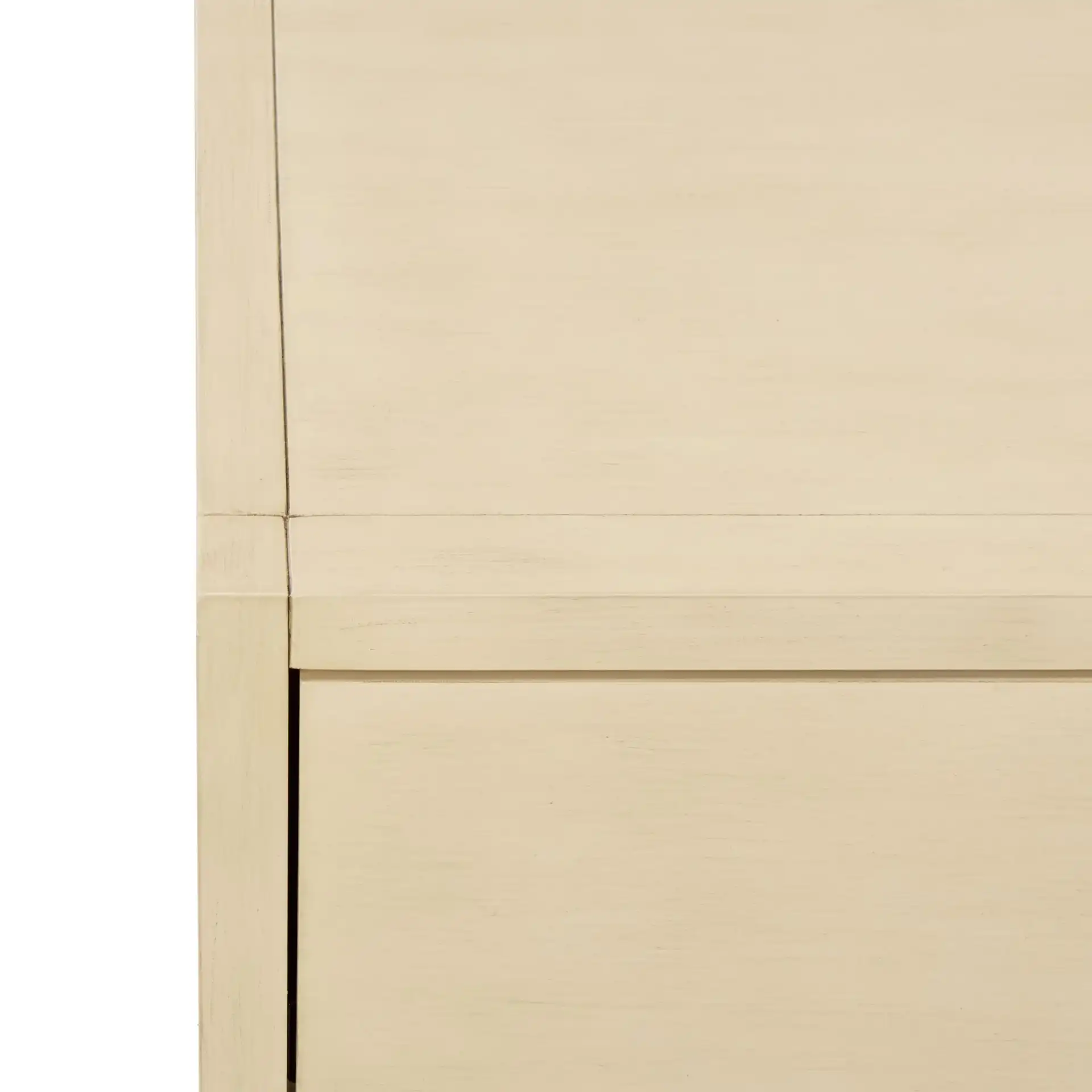 Large Sadie One-Drawer Nightstand in Antique White in a styled room