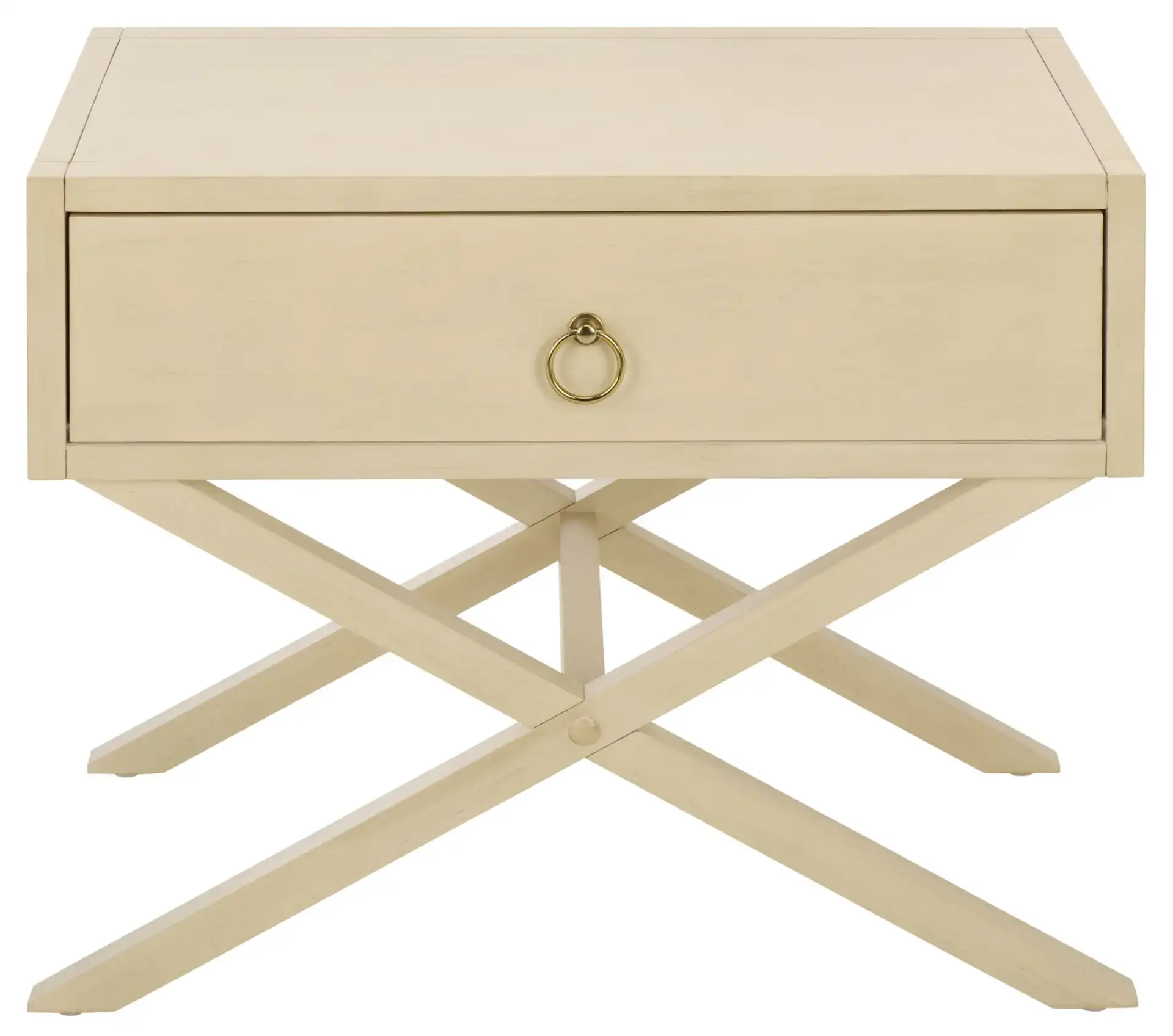 Large Sadie One-Drawer Nightstand in Antique White
