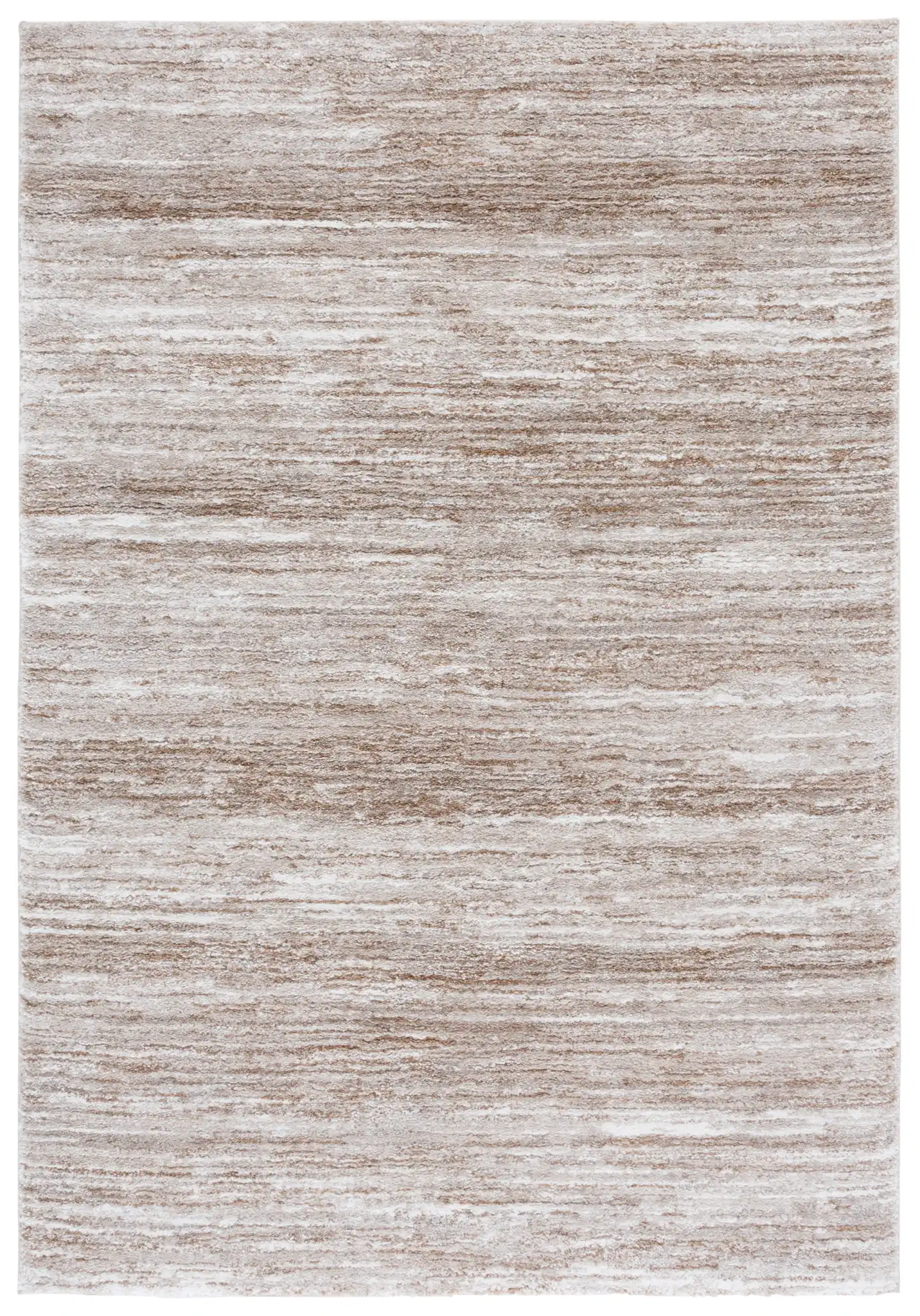 Northport Linear Abstract Rug in Taupe / Ivory