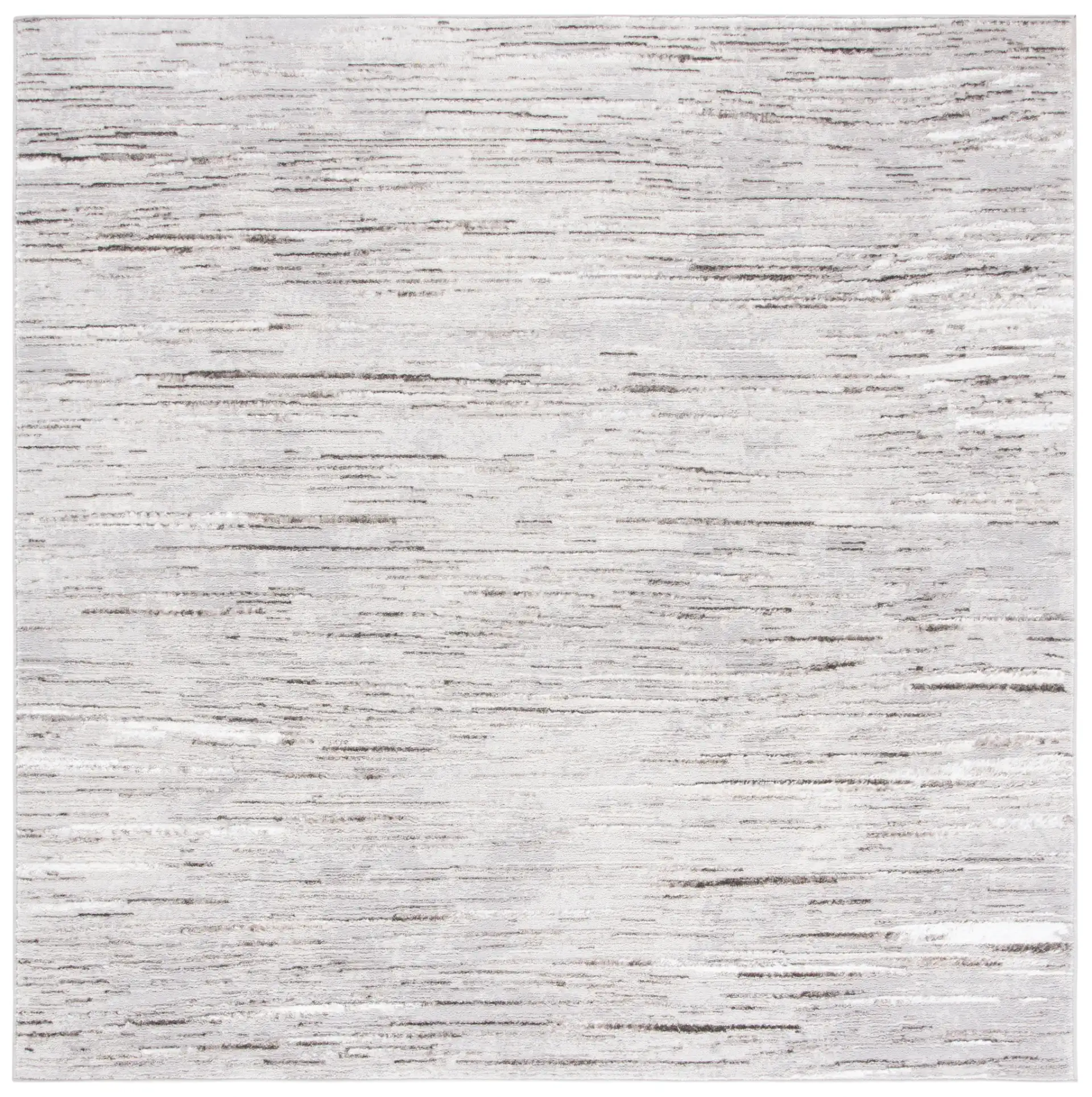 Orchard Linear Abstract Rug in Gray / Light Gray