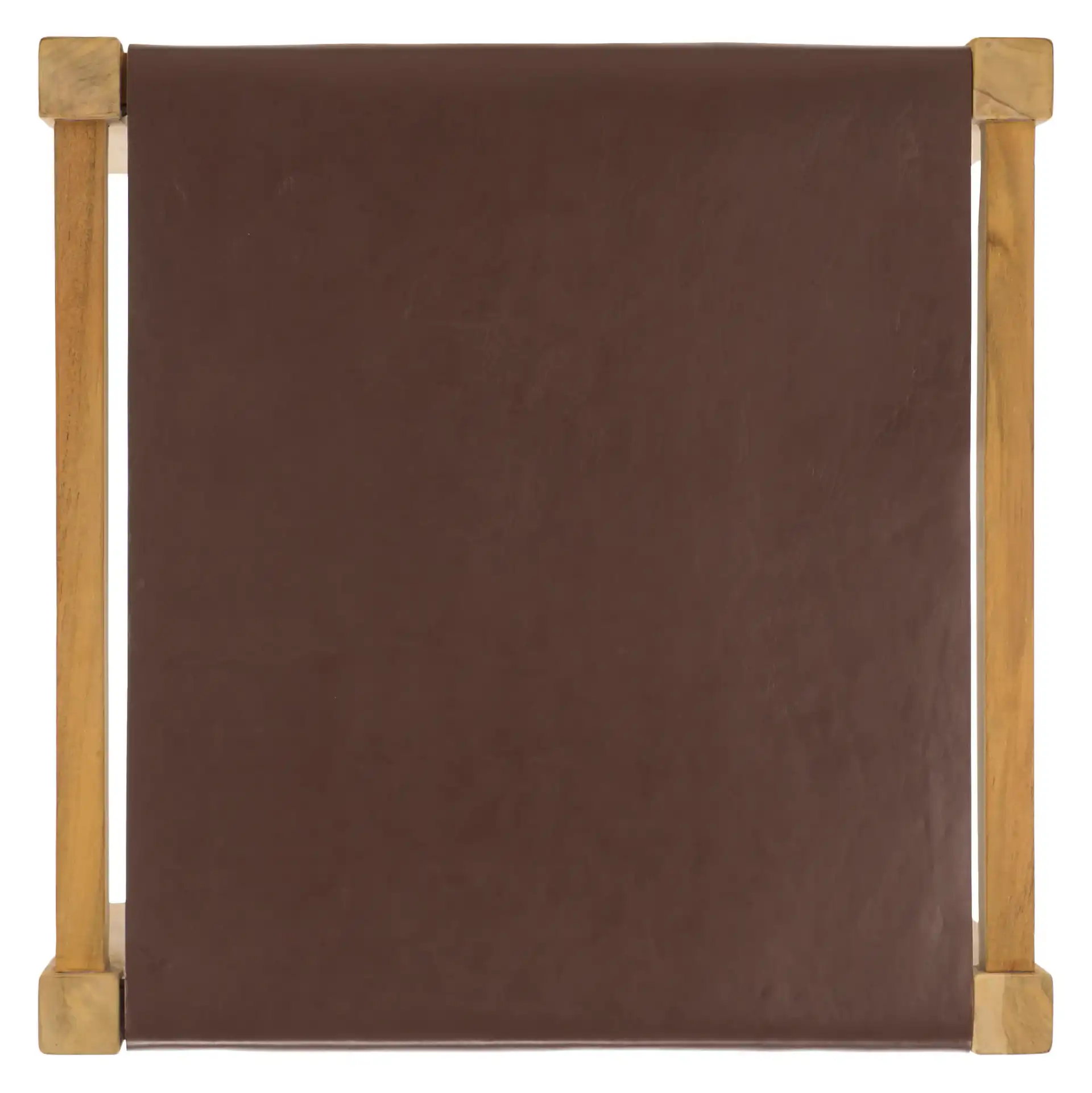 Solana Ottoman in Cognac / Natural, detail view