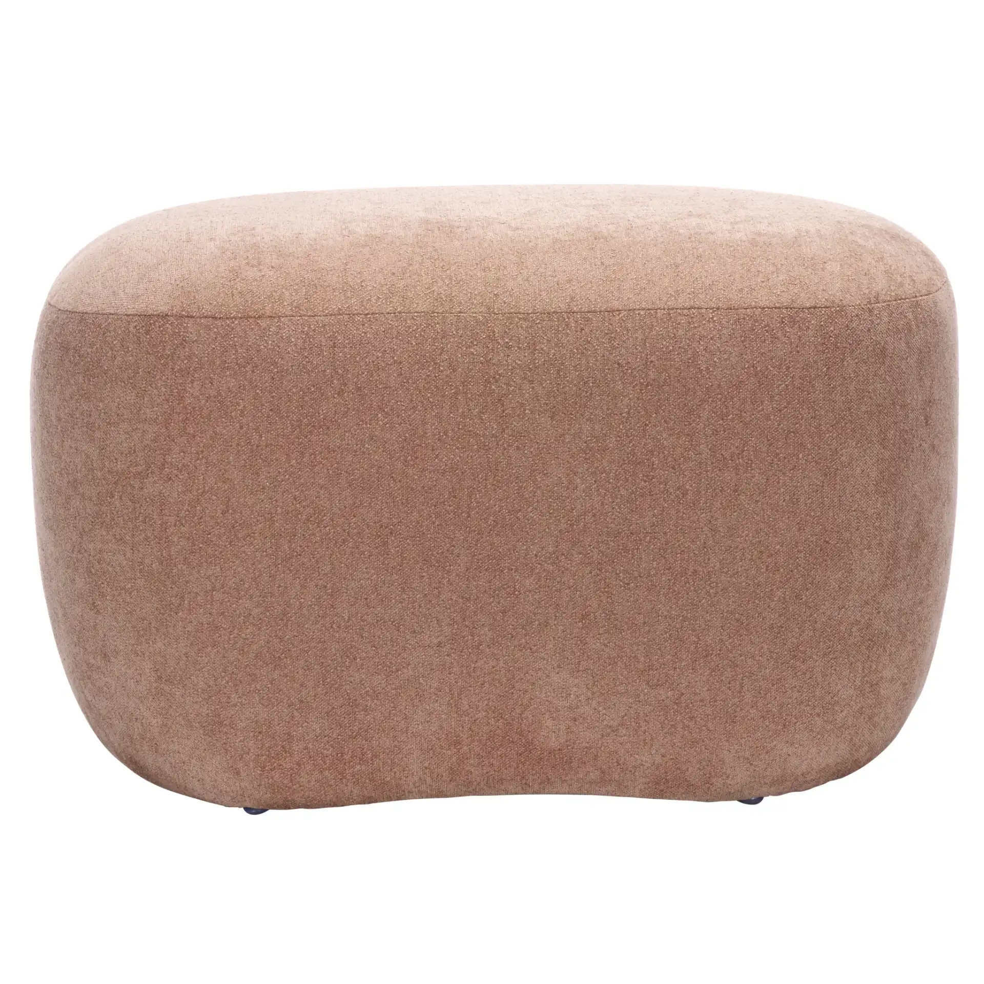 Regut Ottoman in Peach, detail view