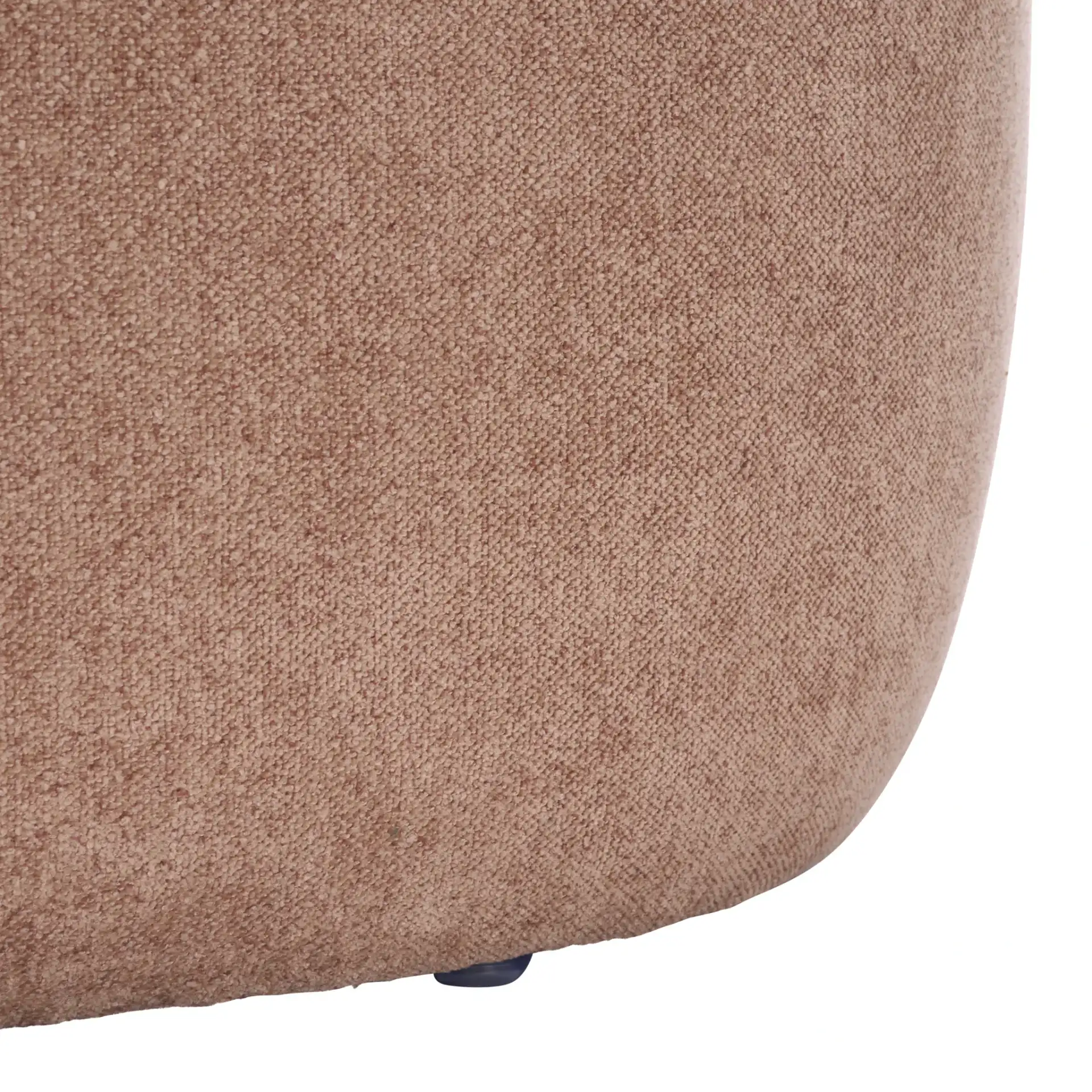 Regut Ottoman in Peach, detail view