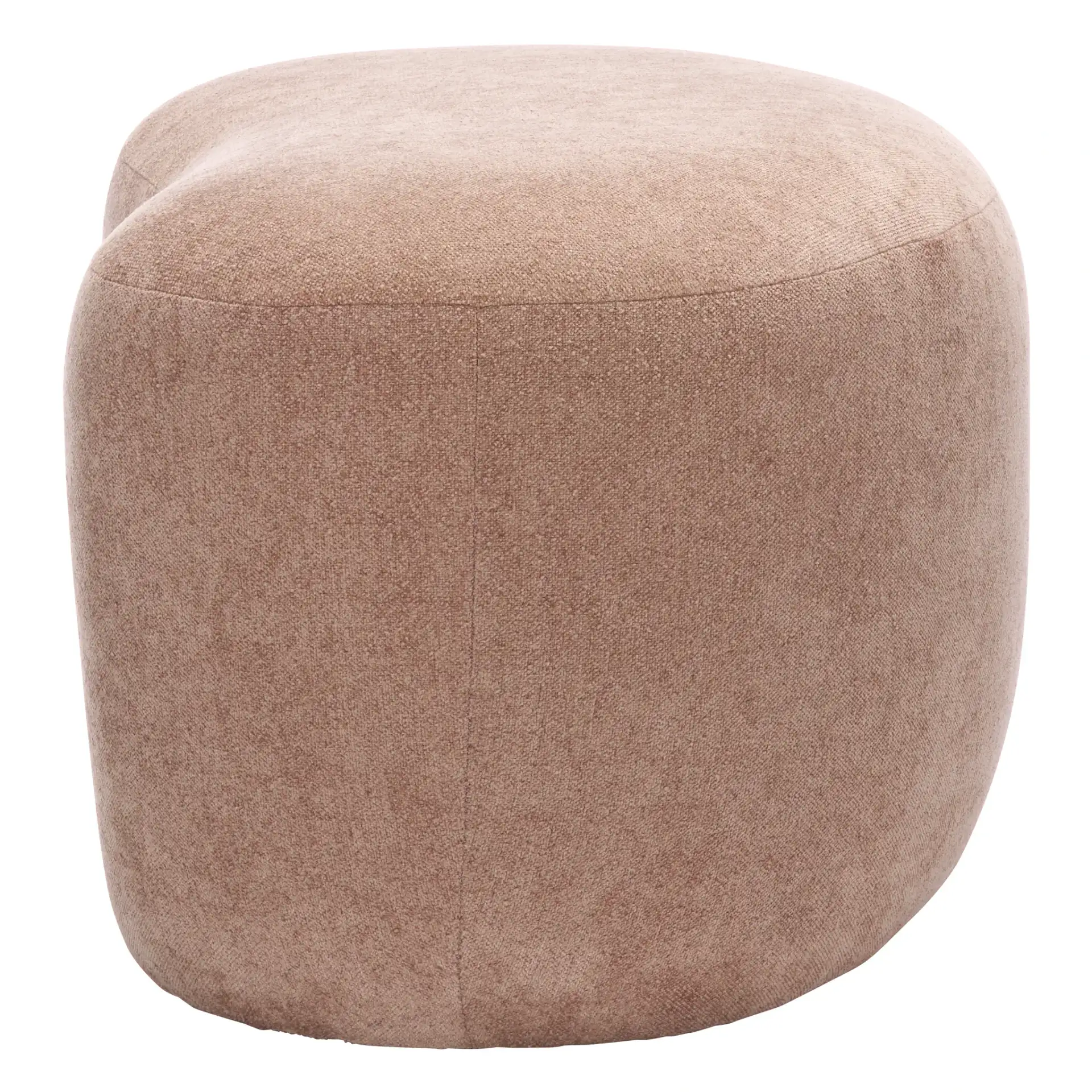 Regut Ottoman in Peach, detail view