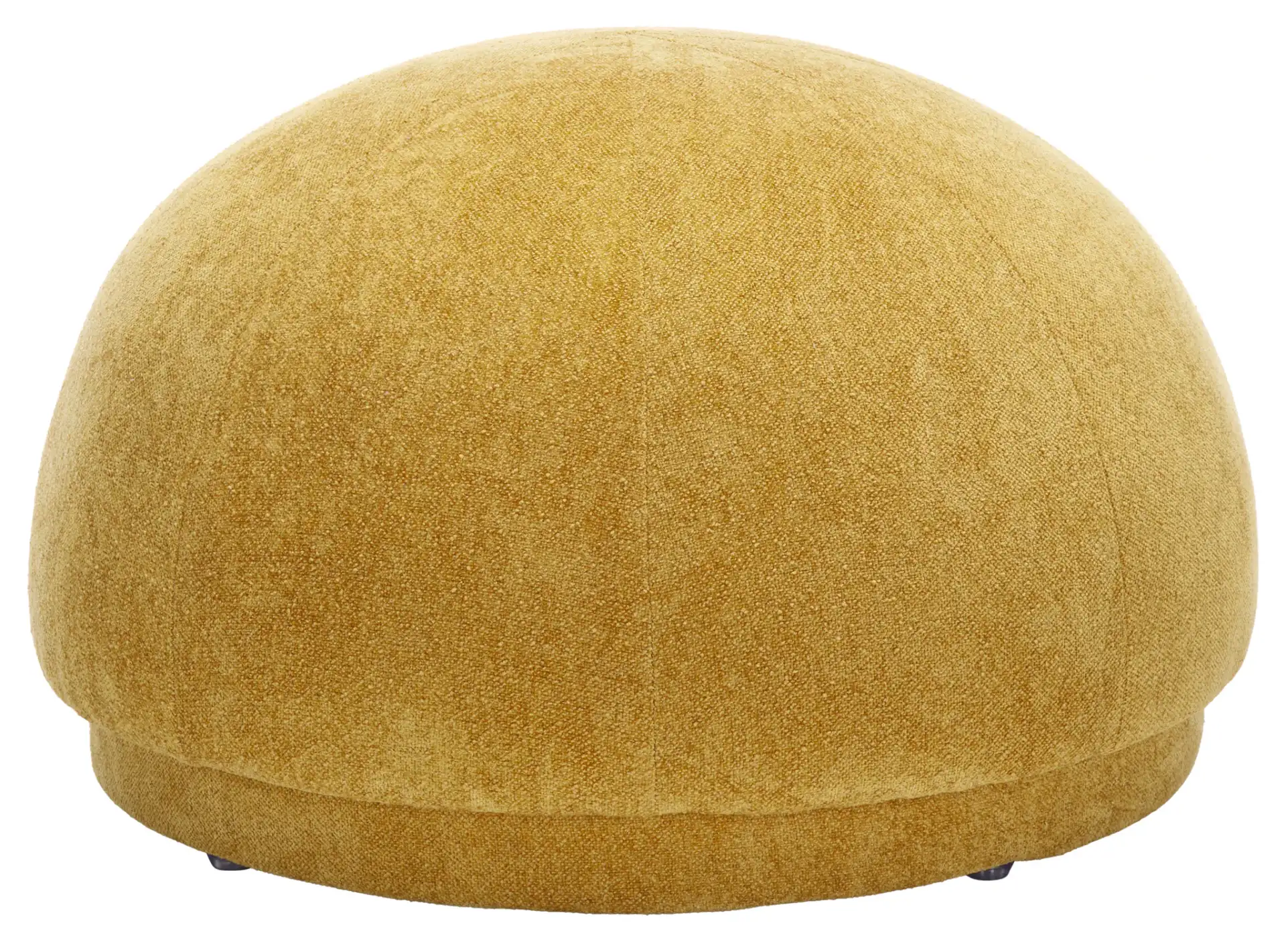Lipy Half Sphere Ottoman in Mustard