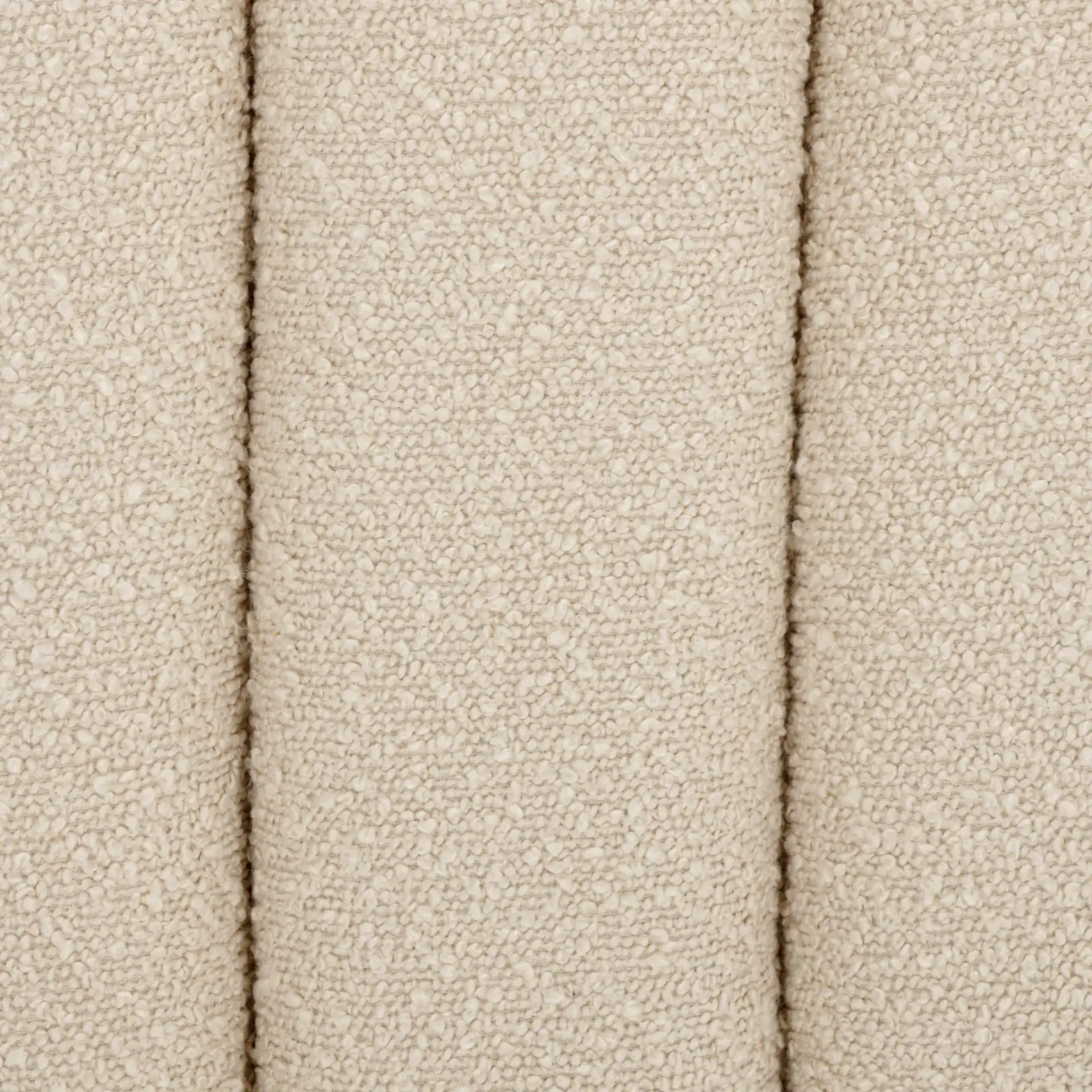 Joseph Square Ottoman in Beige, detail view