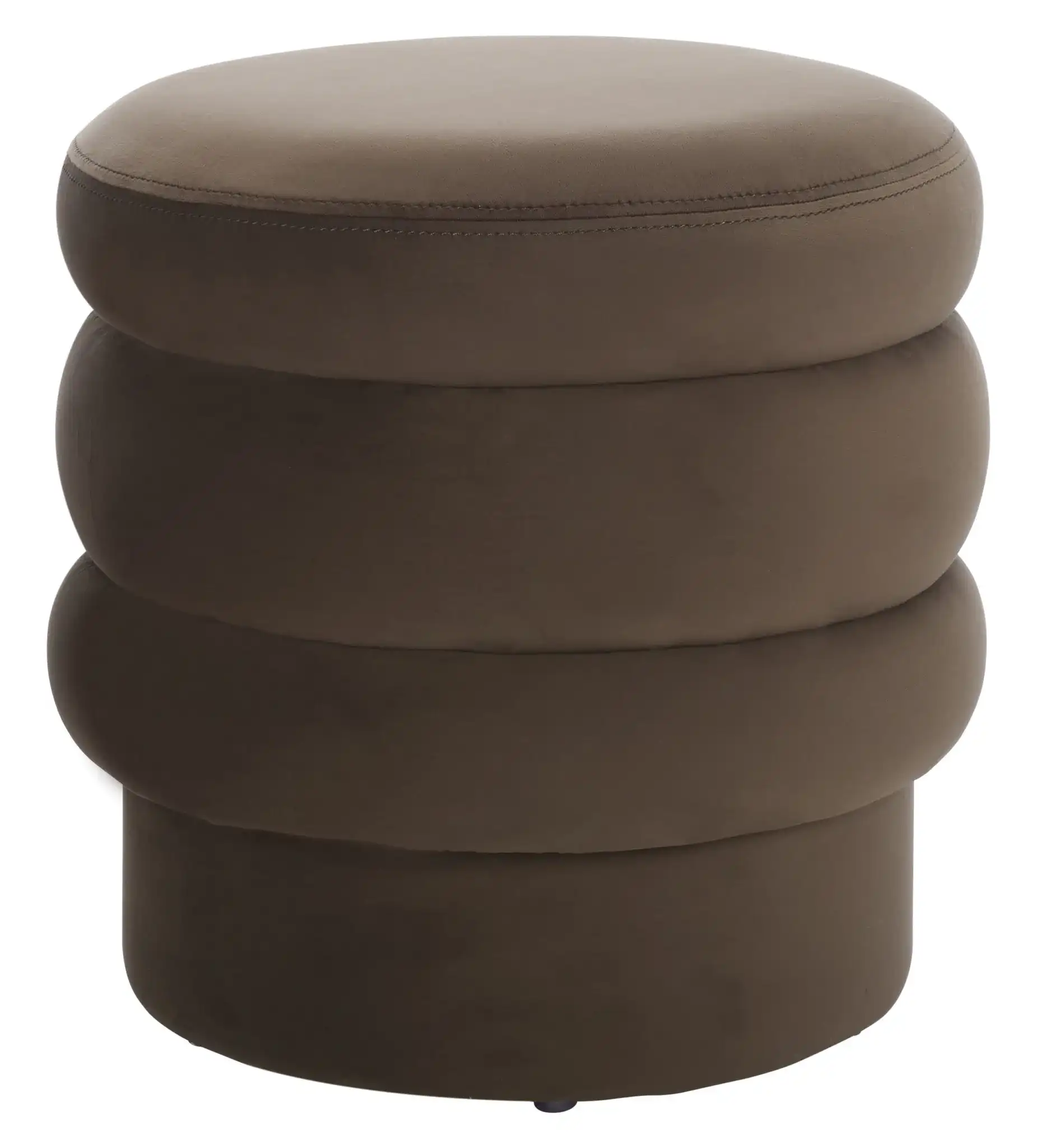 Rohan Layered Ottoman in Chocolate