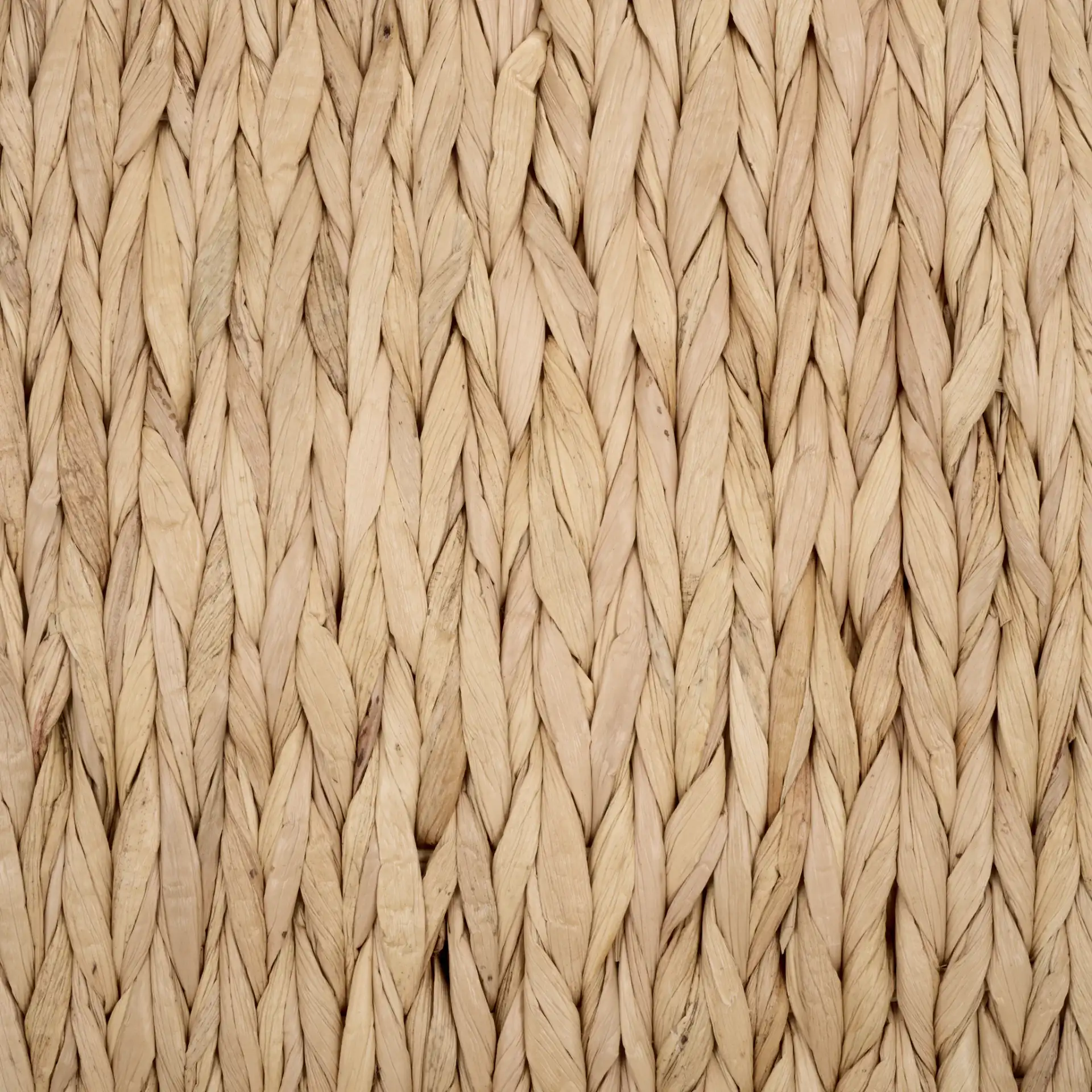 Posey Ottoman in Natural, detail view