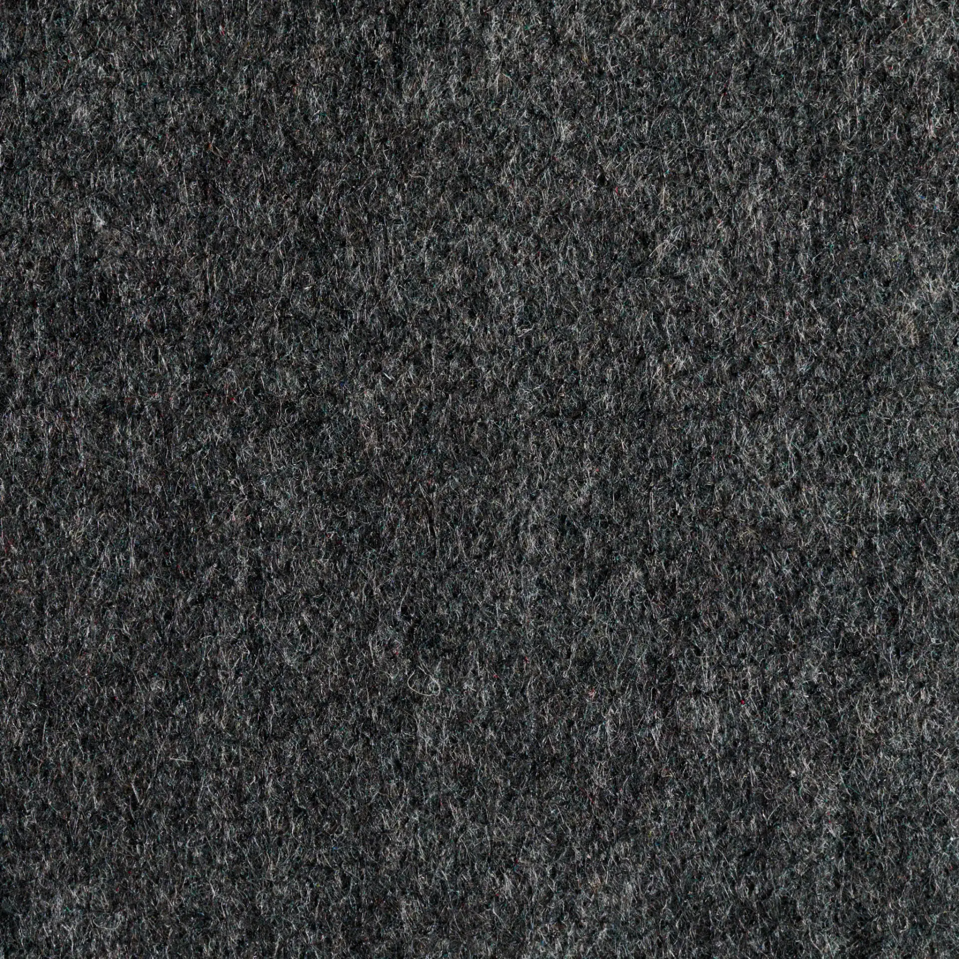 Dura Solid Rug Pad in Gray in a styled room