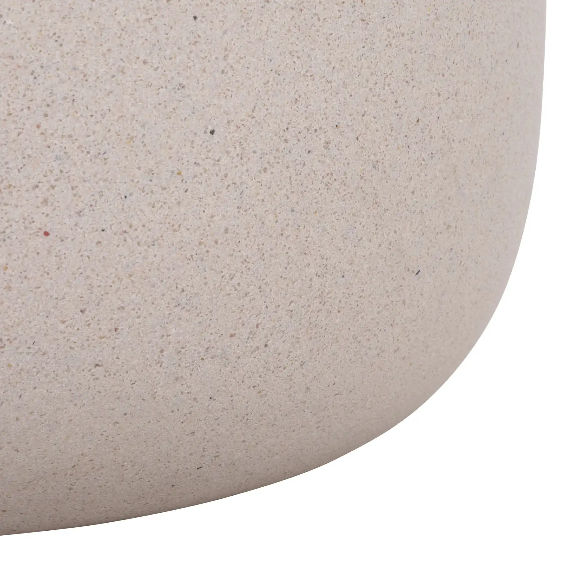 Ethan Planter Pot in Beige in a styled room